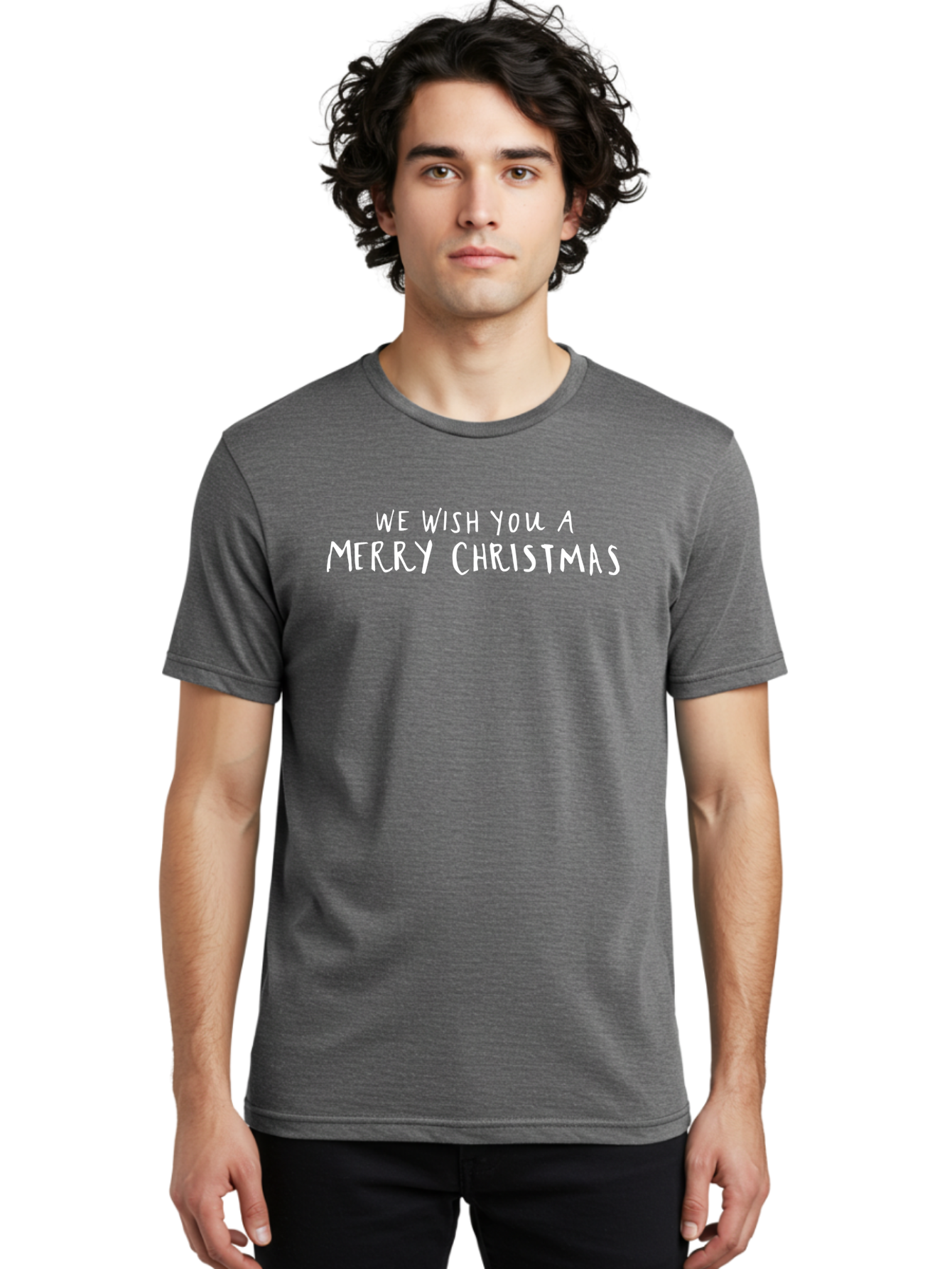 Merry-Christmas-4 Men'S Graphic Tee, 100% Cotton, Comfortable Casual Summer Wear, Machine Washable, Merry Christmas Wishes, Holiday Greeting, Festive Season, Christmas Message, Happy Holidays, Joyful Wishes, Seasonal Cheer -  Aaa983 24