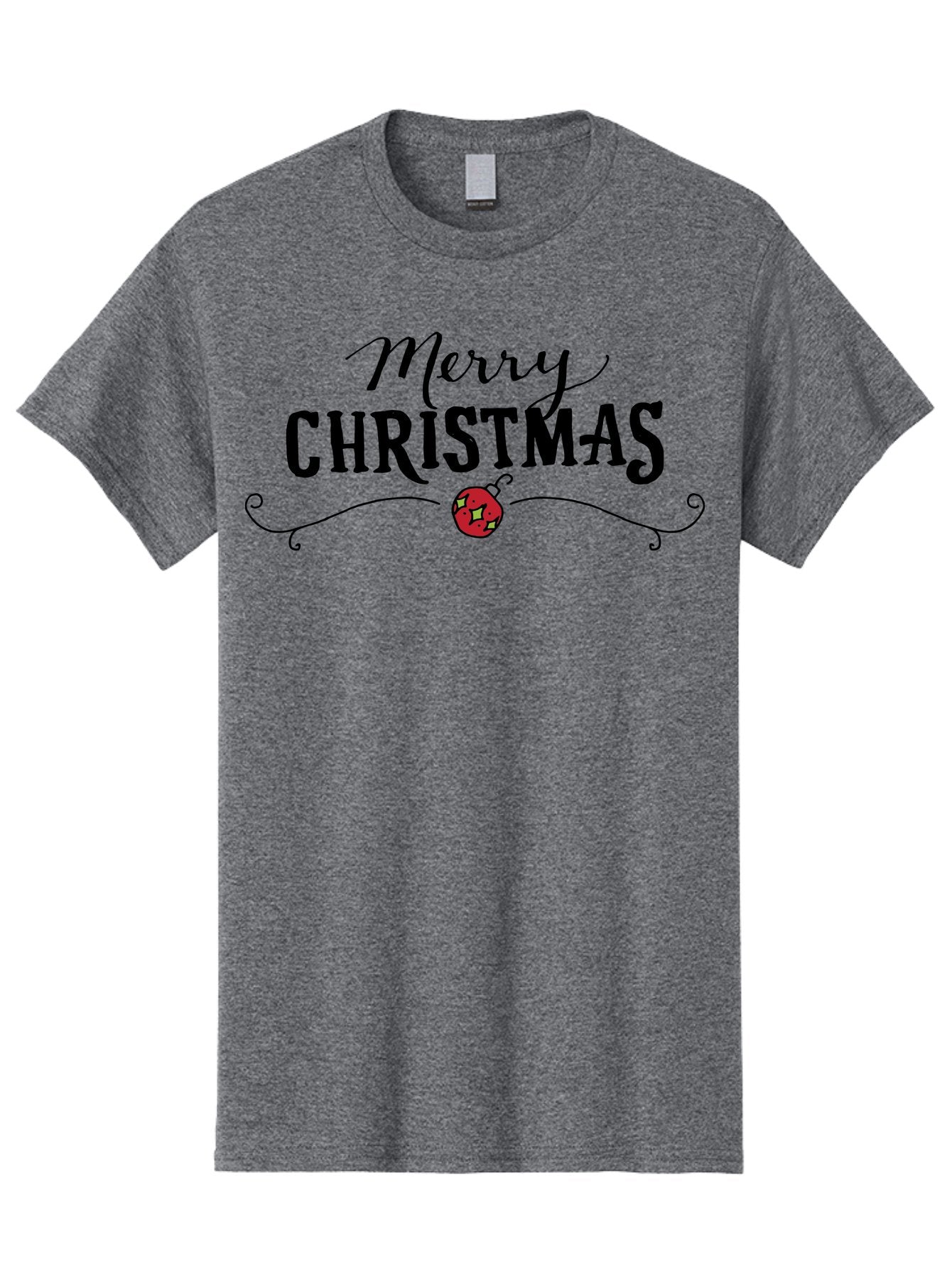 Merry-Christmas-6 Men'S Graphic Tee, 100% Cotton, Comfortable Casual Summer Wear, Machine Washable, Merry Christmas, Festive Greetings, Holiday Wishes, Christmas Decoration, Red Ornament, Celebration, Winter Holiday, Seasonal Message -  Aaa985 8
