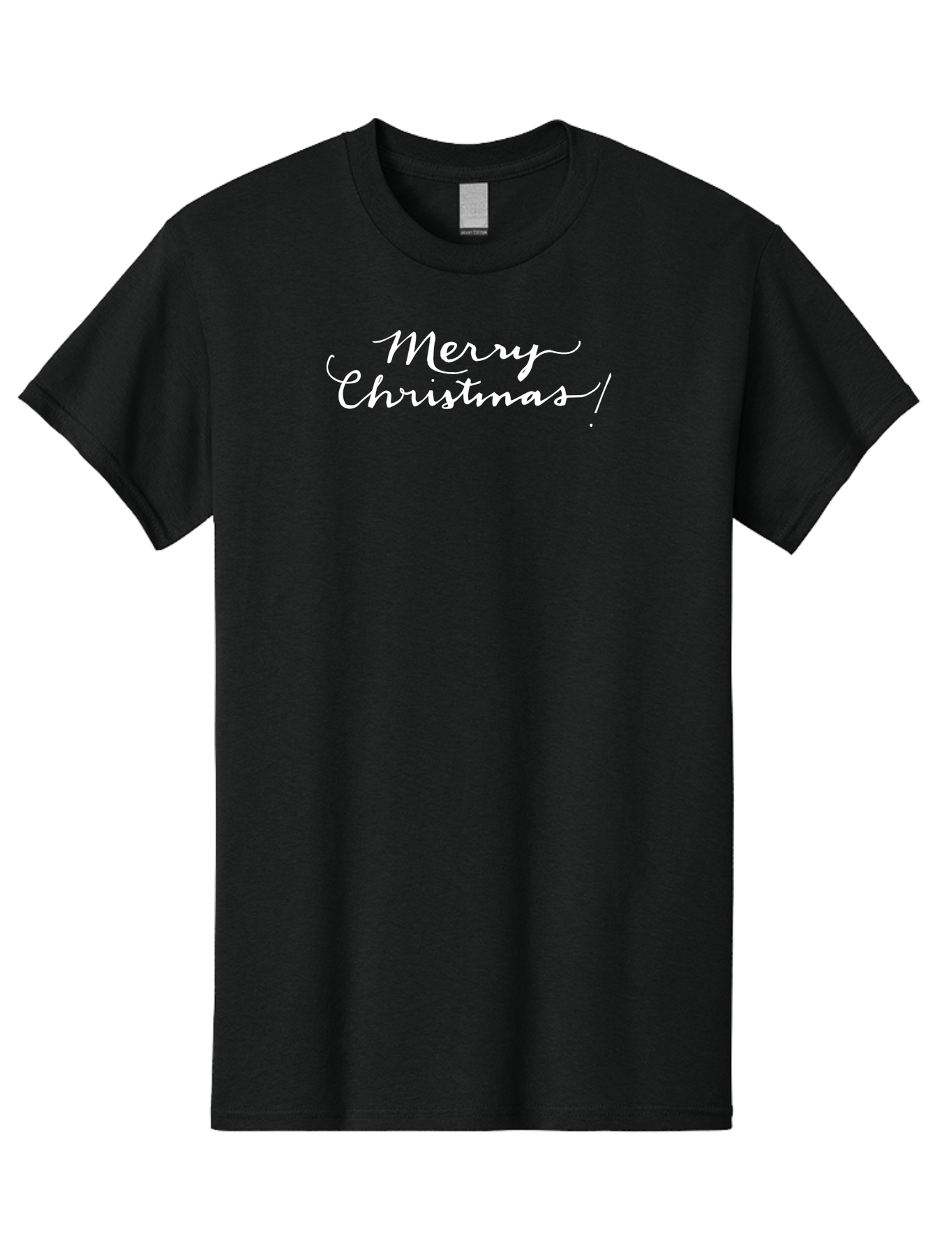 Merry-Christmas-8 Men'S Graphic Tee, 100% Cotton, Comfortable Casual Summer Wear, Machine Washable, Merry Christmas, Holiday Wishes, Festive Greeting, Christmas Message, Joyful Wishes, Holiday Cheer, White Calligraphy -  Aaa987 23