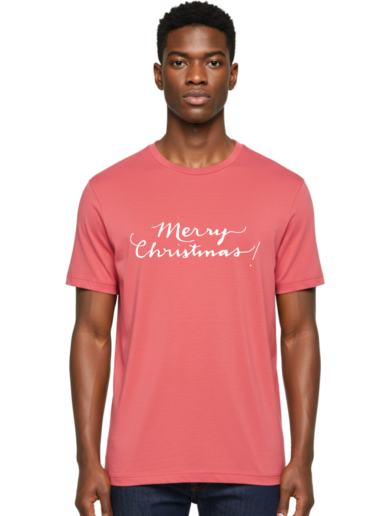 Merry-Christmas-8 Men'S Graphic Tee, 100% Cotton, Comfortable Casual Summer Wear, Machine Washable, Merry Christmas, Holiday Wishes, Festive Greeting, Christmas Message, Joyful Wishes, Holiday Cheer, White Calligraphy -  Aaa987 18