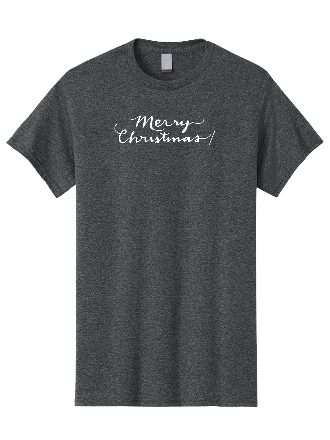 Merry-Christmas-8 Men'S Graphic Tee, 100% Cotton, Comfortable Casual Summer Wear, Machine Washable, Merry Christmas, Holiday Wishes, Festive Greeting, Christmas Message, Joyful Wishes, Holiday Cheer, White Calligraphy -  Aaa987 5