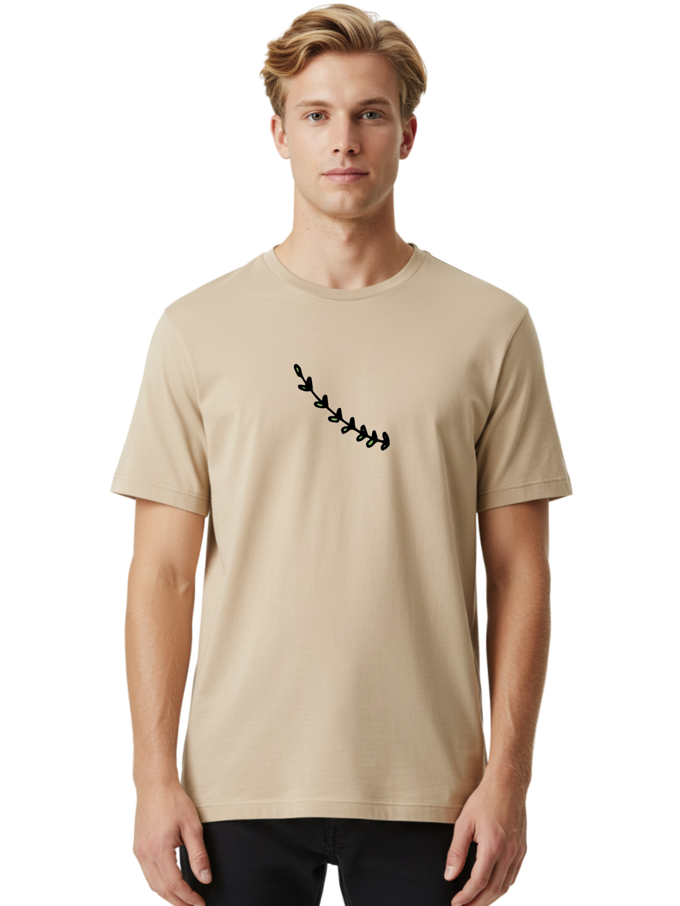 Mistletoe Men'S Graphic Tee, 100% Cotton, Comfortable Casual Summer Wear, Machine Washable, Mistletoe Illustration, Festive Decor, Holiday Symbol, Christmas Tradition, Romantic Gesture, Winter Wonderland, Evergreen Sprig -  Aaa996 10