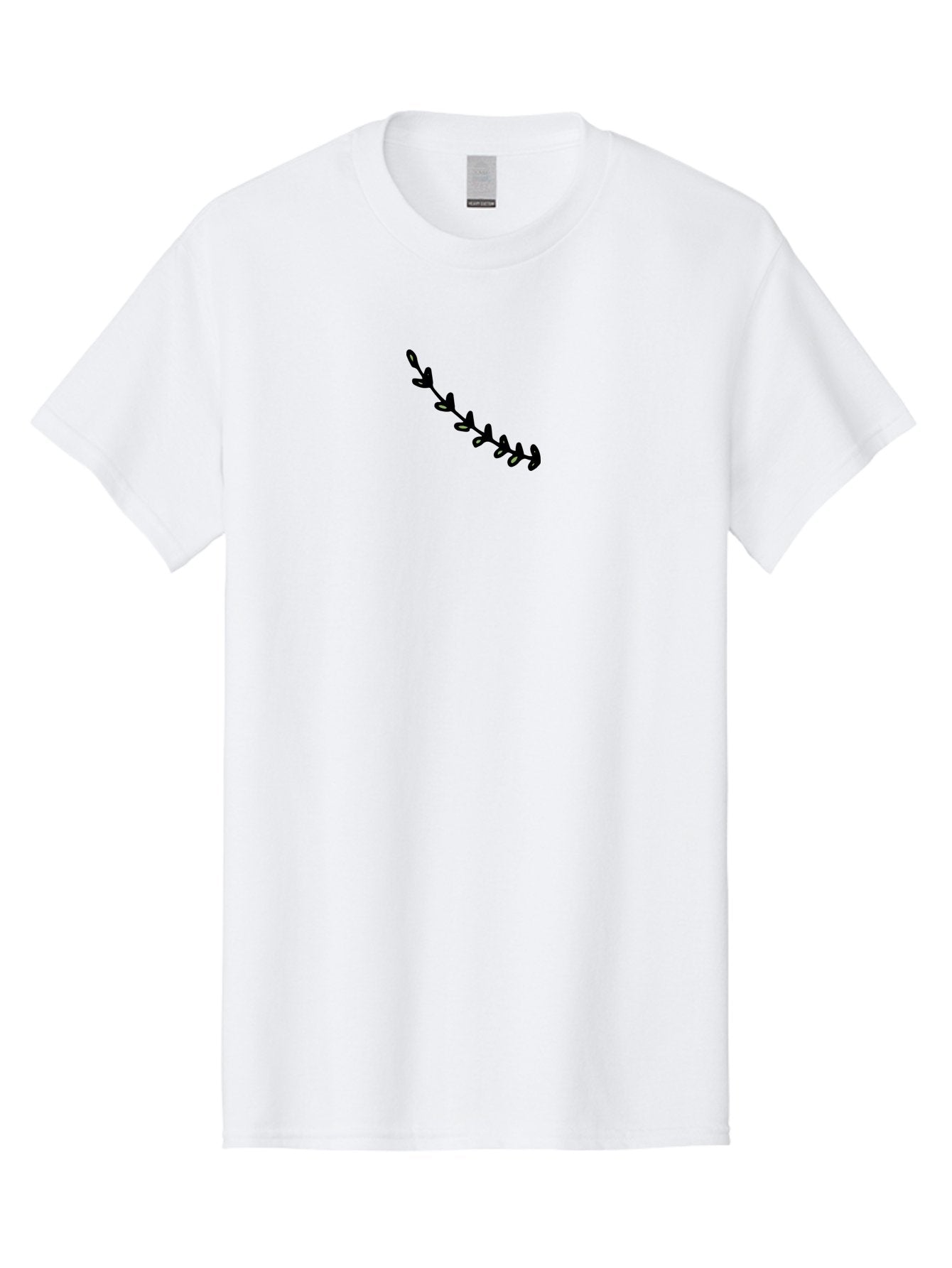 Mistletoe Men'S Graphic Tee, 100% Cotton, Comfortable Casual Summer Wear, Machine Washable, Mistletoe Illustration, Festive Decor, Holiday Symbol, Christmas Tradition, Romantic Gesture, Winter Wonderland, Evergreen Sprig -  Aaa996