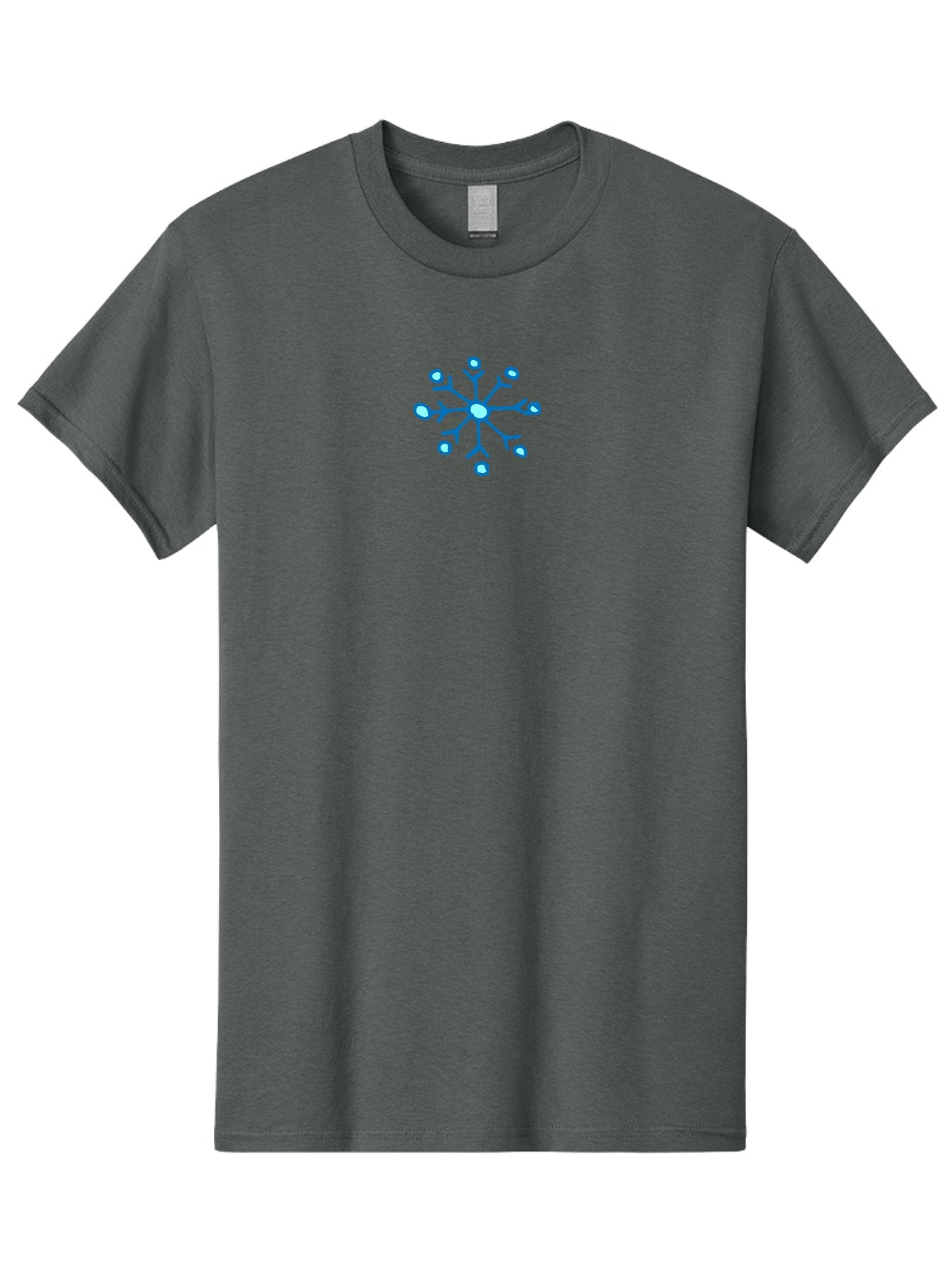 Neuron Men'S Graphic Tee, 100% Cotton, Comfortable Casual Summer Wear, Machine Washable, Blue Neuron Illustration, Dendrites And Cell Body, Neuroscience Graphic, Neuron Structure, Abstract Blue Design, Neuron Anatomy, Simple Neuron Diagram Aab005 11
