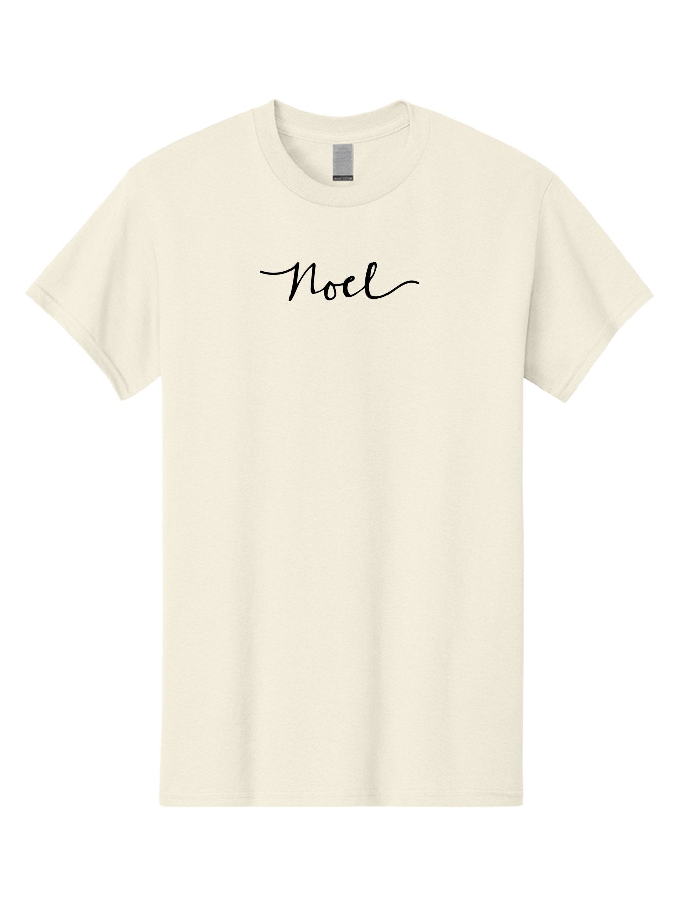 Noel-1 Men'S Graphic Tee, 100% Cotton, Comfortable Casual Summer Wear, Machine Washable, Noel, Cursive Script, Black Text, Holiday Greeting, Festive Typography, Christmas Card, Elegant Font, Winter Season, Seasonal Decor Aab006 5