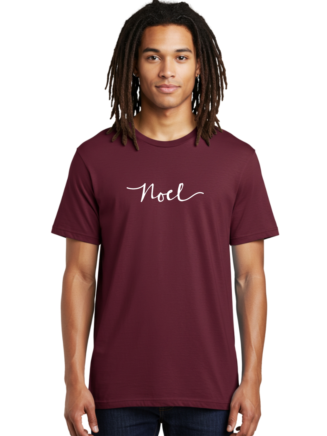 Noel-3 Men'S Graphic Tee, 100% Cotton, Comfortable Casual Summer Wear, Machine Washable, Noel, Cursive Script, Christmas Name, Holiday Greeting, Festive Typography, Elegant Lettering, Winter Wonderland Aab008