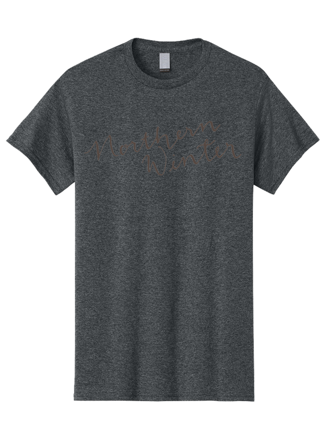 Northern-Winter-1 Men'S Graphic Tee, 100% Cotton, Comfortable Casual Summer Wear, Machine Washable, Winter Season, Cold Weather, Northern Hemisphere, Cursive Text, Frosty Vibes, Holiday Feel, Winter Wonderland Aab012 7