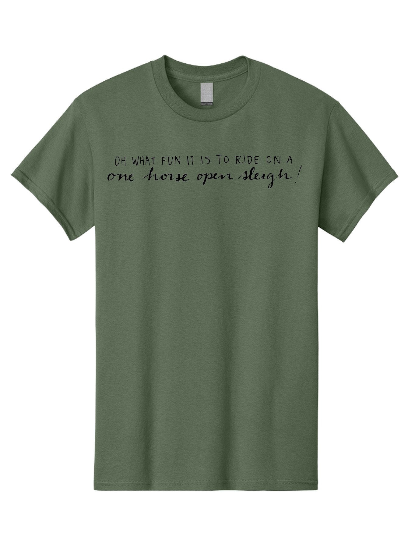 Oh-What-Fun-It-Is-To-Ride-On-A-One-Horse-Open-Slegh Men'S Graphic Tee, 100% Cotton, Comfortable Casual Summer Wear, Machine Washable, Christmas Carol, Holiday Cheer, Winter Fun, Festive Season, Classic Song, Joyful Lyrics, Merry Christmas, Aab018 29