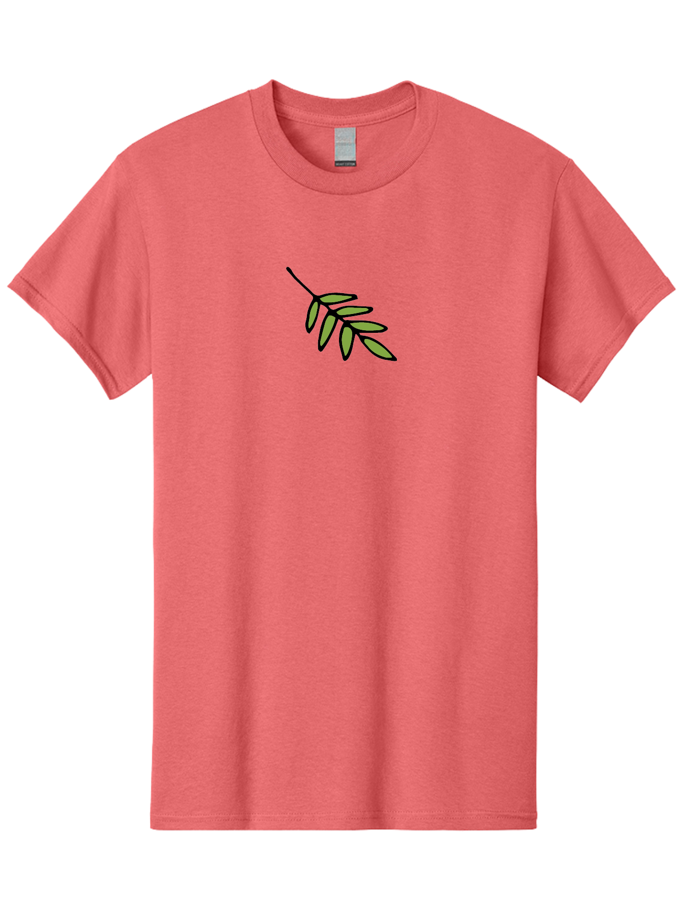 Olive-Branch-1 Men'S Graphic Tee, 100% Cotton, Comfortable Casual Summer Wear, Machine Washable, Olive Branch, Symbol Of Peace, Simple Illustration, Minimalist Design, Black Outline, Leafy Greens, Symbolic Imagery, Peace Sign Aab020 5