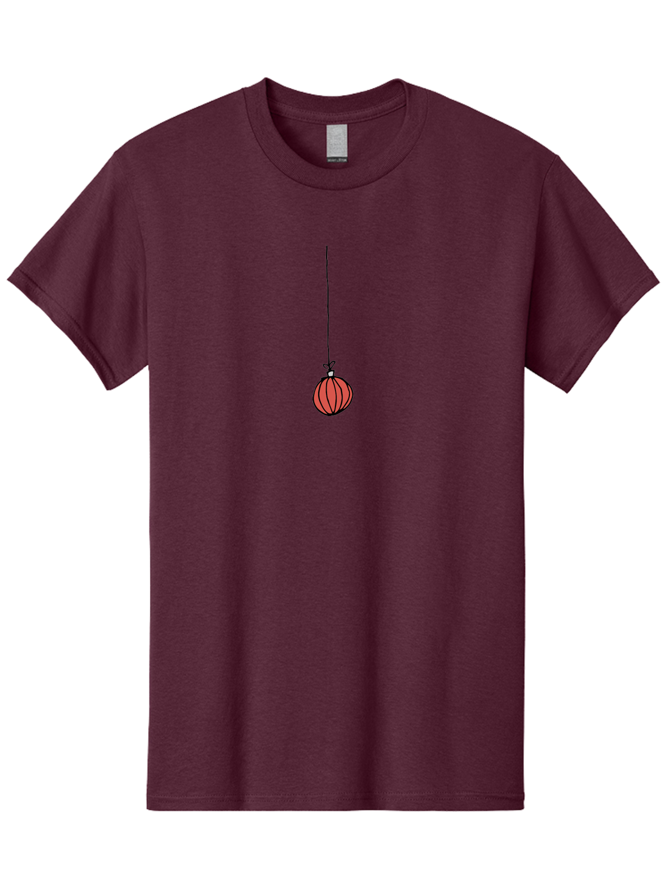 Onion Men'S Graphic Tee, 100% Cotton, Comfortable Casual Summer Wear, Machine Washable, Hanging Onion, Cartoon Style, Simple Illustration, Red Onion, Black Outline, Kitchen Ingredient, Food Illustration, Cooking Graphic Aab022 13