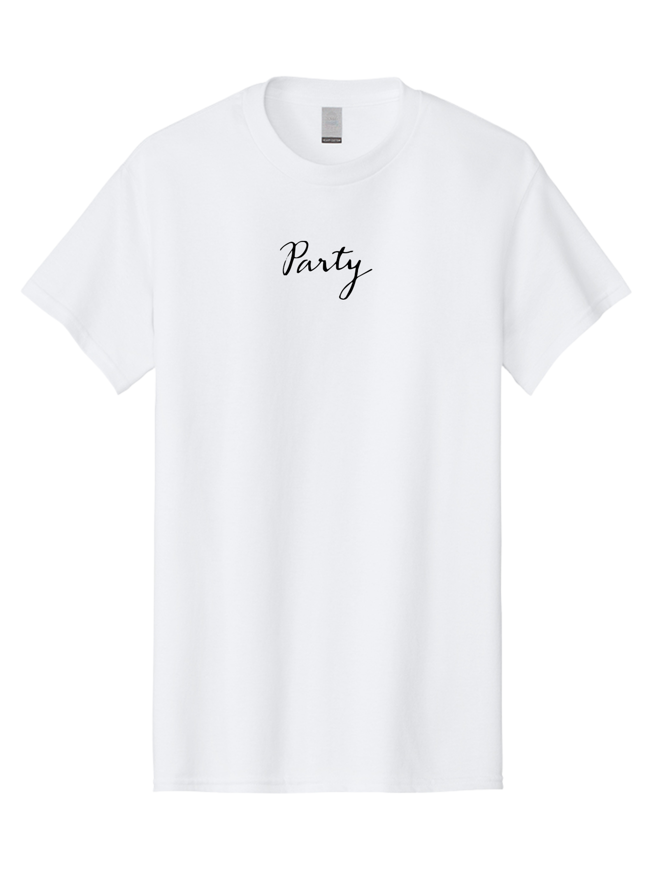 Party-1 Men'S Graphic Tee, 100% Cotton, Comfortable Casual Summer Wear, Machine Washable, Party Theme, Celebration Graphics, Festive Design, Party Invitation, Event Promotion, Cursive Text Aab023 29