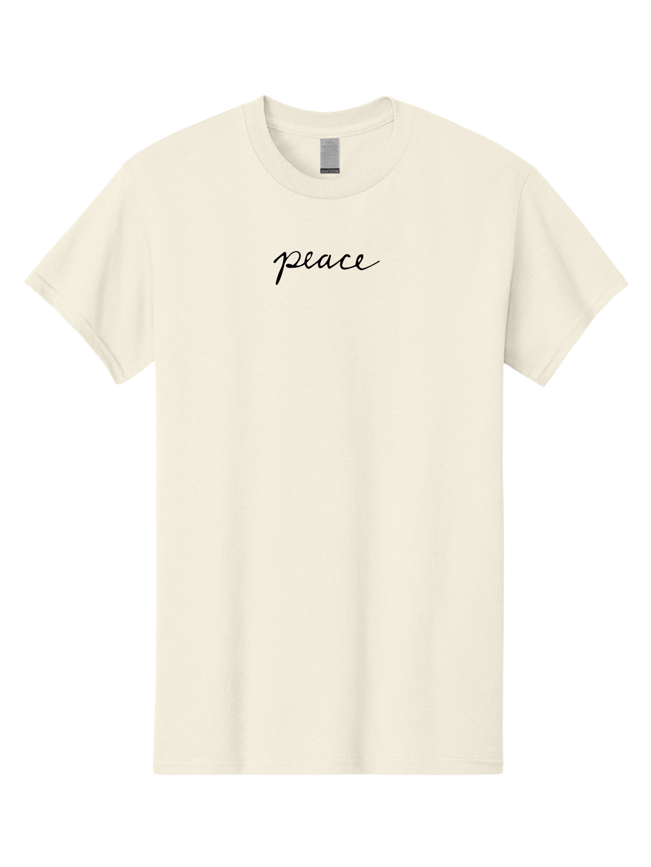 Peace-3 Men'S Graphic Tee, 100% Cotton, Comfortable Casual Summer Wear, Machine Washable, Peaceful Vibes, Calming Atmosphere, Serene Ambiance, Inspirational Quote, Handwritten Text, Minimalist Design, Harmony Symbol Aab027 17