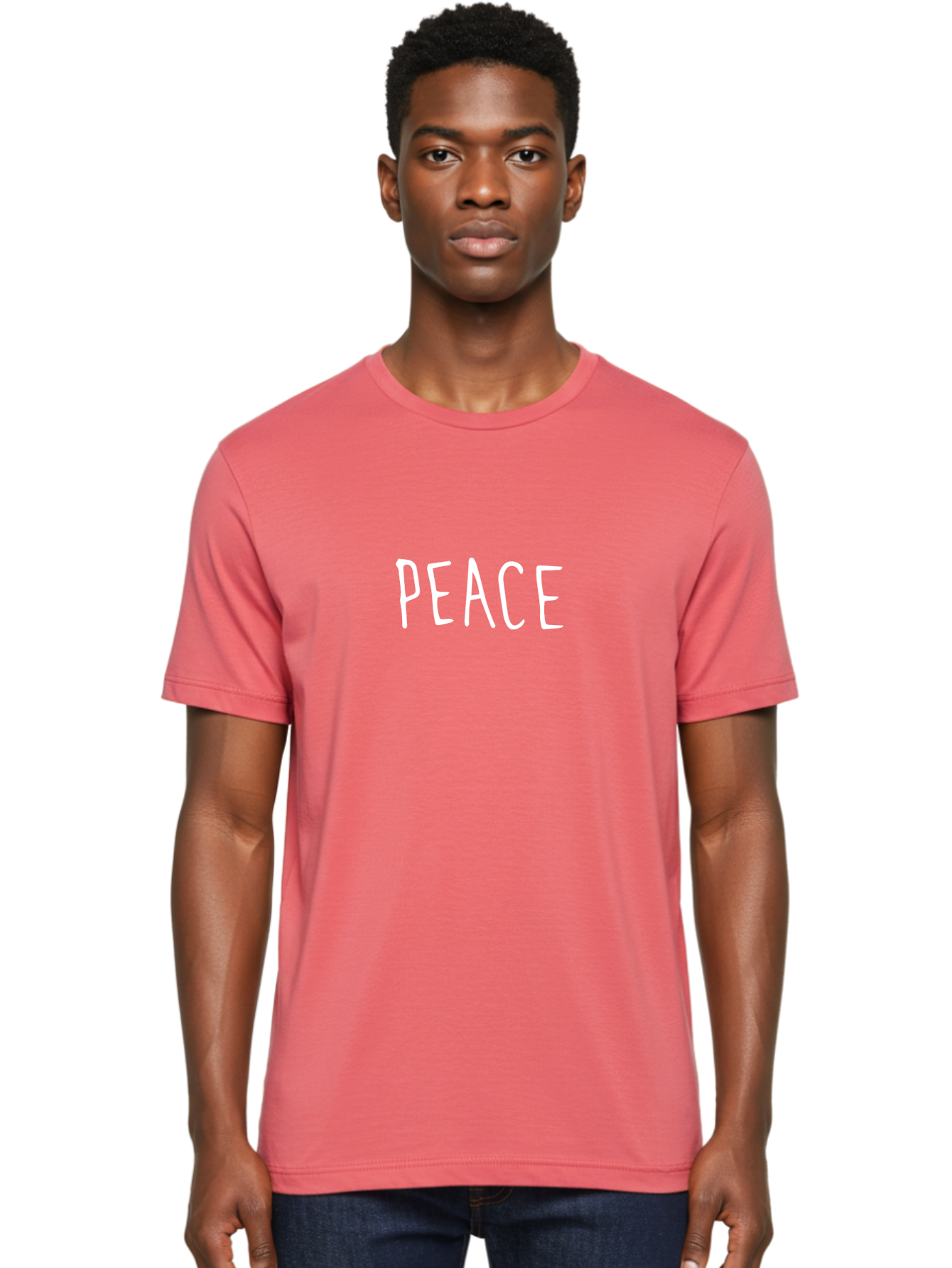 Peace Men'S Graphic Tee, 100% Cotton, Comfortable Casual Summer Wear, Machine Washable, Peace Sign, Harmony, Calmness, Serenity, Peaceful Vibes, Positive Message, Inspirational Quote, Mindfulness Aab028 6