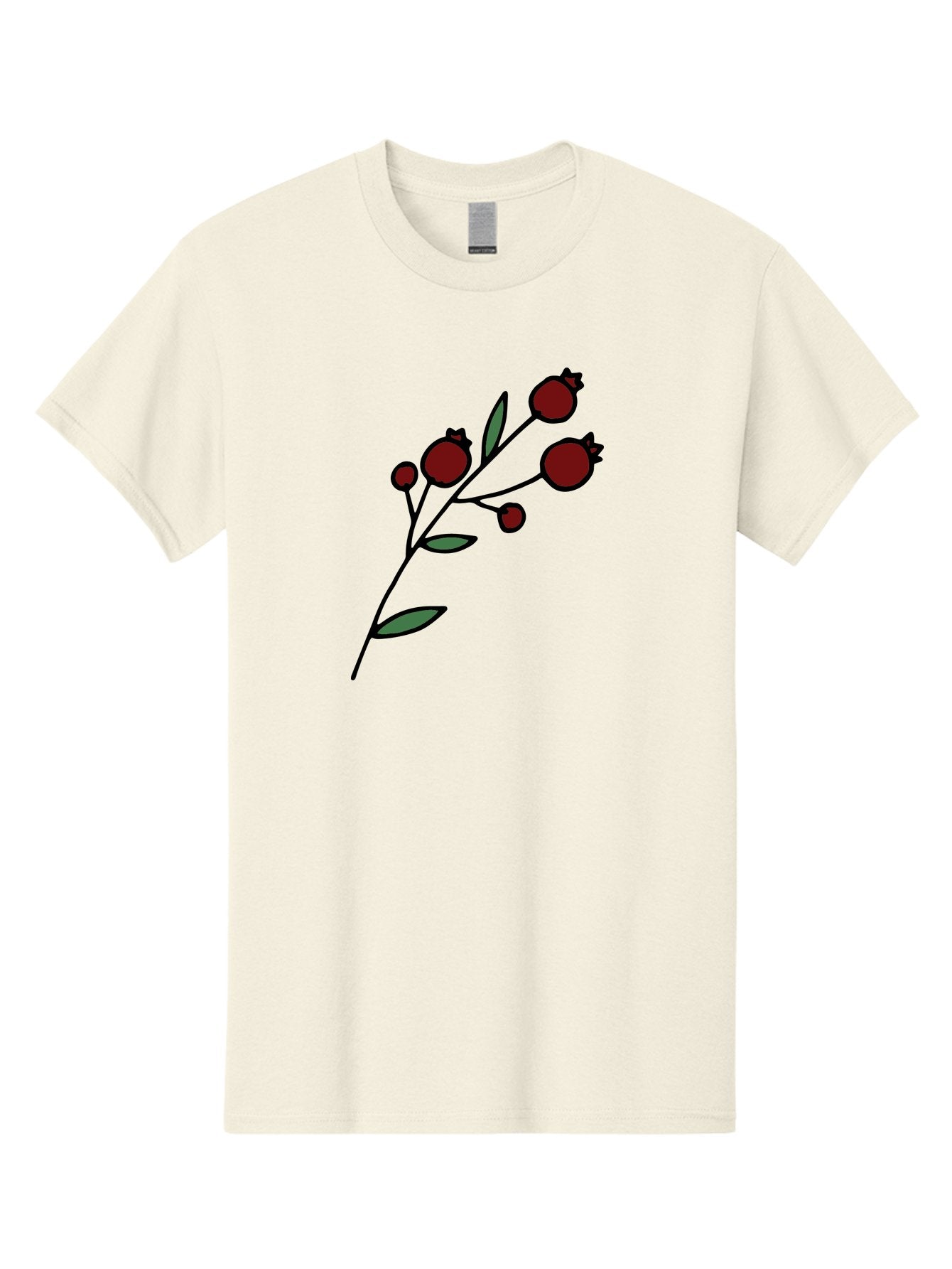 Pomegranate Men'S Graphic Tee, 100% Cotton, Comfortable Casual Summer Wear, Machine Washable, Poppies, Red Flowers, Simple Illustration, Floral Design, Minimalist Art, Cartoon Style, Poppy Flowers, Botanical Illustration, Red Poppies Aab054 6