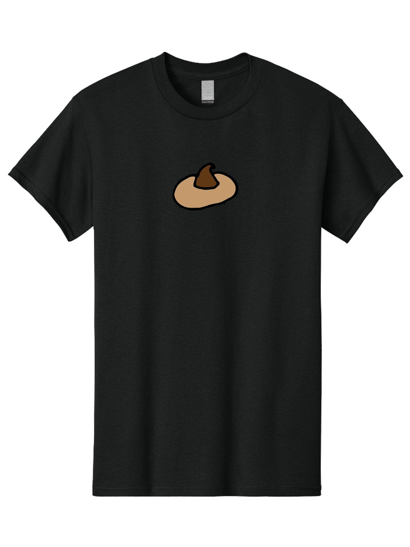 Pumpkin-Cartoon Men'S Graphic Tee, 100% Cotton, Comfortable Casual Summer Wear, Machine Washable, Witch Hat, Cartoon Style, Brown Hat, Magic Accessories, Fantasy Elements, Simple Design, Halloween Theme, Mystical Vibe Aab058 8