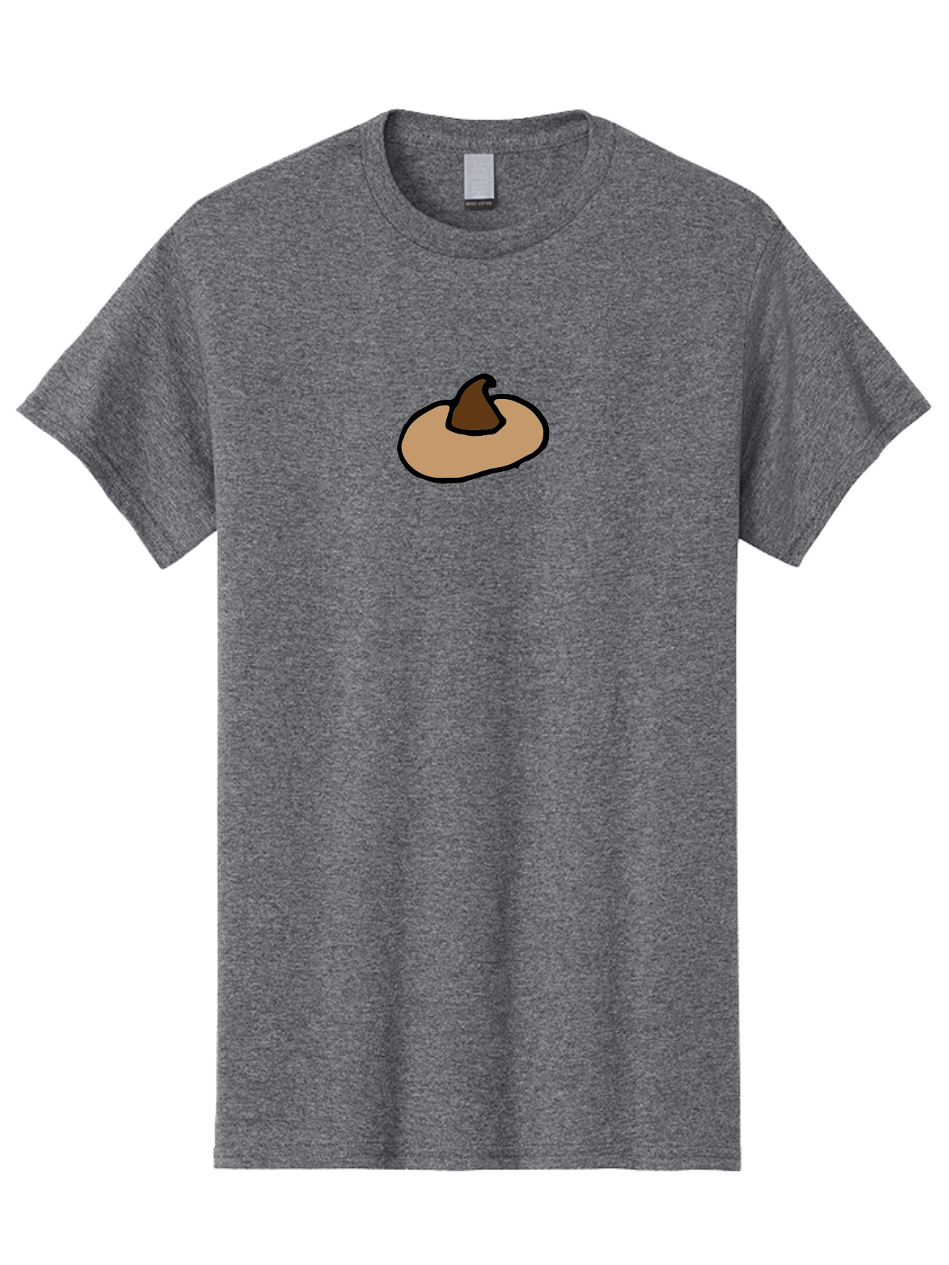 Pumpkin-Cartoon Men'S Graphic Tee, 100% Cotton, Comfortable Casual Summer Wear, Machine Washable, Witch Hat, Cartoon Style, Brown Hat, Magic Accessories, Fantasy Elements, Simple Design, Halloween Theme, Mystical Vibe Aab058 9