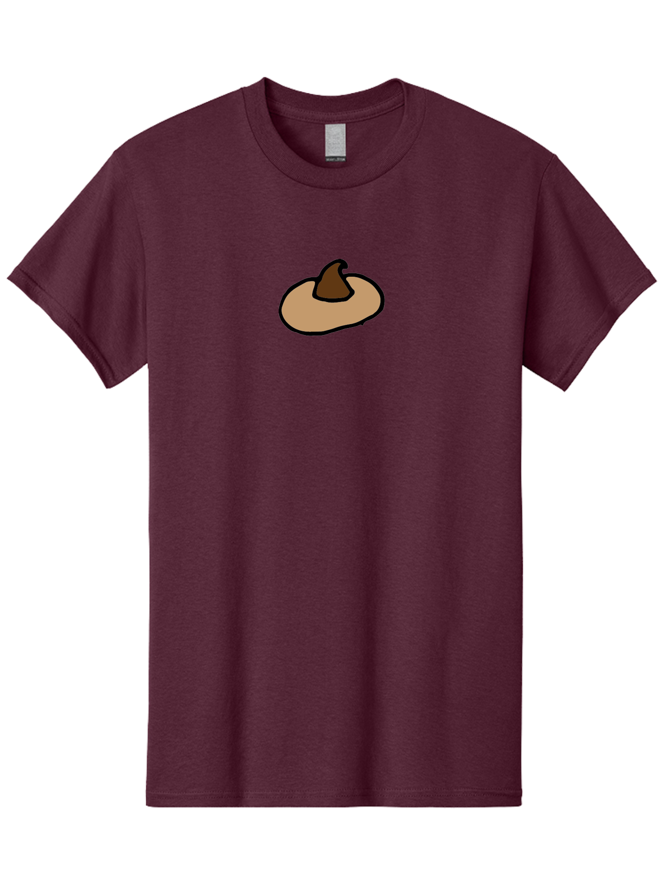 Pumpkin-Cartoon Men'S Graphic Tee, 100% Cotton, Comfortable Casual Summer Wear, Machine Washable, Witch Hat, Cartoon Style, Brown Hat, Magic Accessories, Fantasy Elements, Simple Design, Halloween Theme, Mystical Vibe Aab058 13
