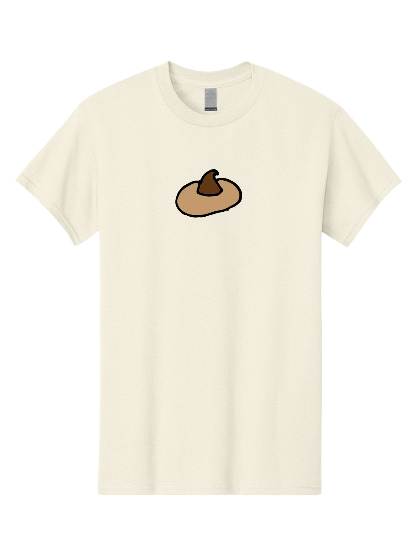 Pumpkin-Cartoon Men'S Graphic Tee, 100% Cotton, Comfortable Casual Summer Wear, Machine Washable, Witch Hat, Cartoon Style, Brown Hat, Magic Accessories, Fantasy Elements, Simple Design, Halloween Theme, Mystical Vibe Aab058 4