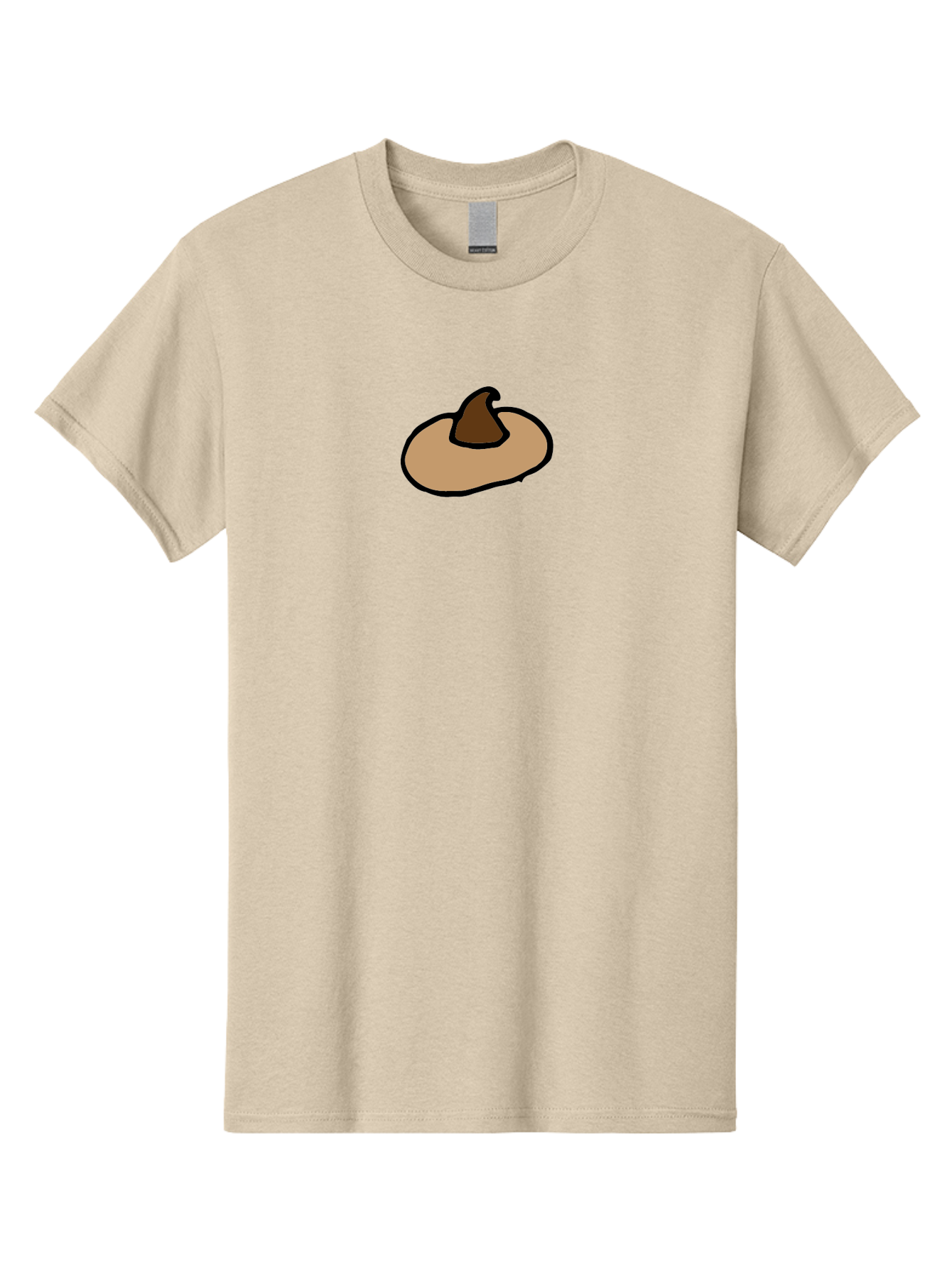Pumpkin-Cartoon Men'S Graphic Tee, 100% Cotton, Comfortable Casual Summer Wear, Machine Washable, Witch Hat, Cartoon Style, Brown Hat, Magic Accessories, Fantasy Elements, Simple Design, Halloween Theme, Mystical Vibe Aab058 27