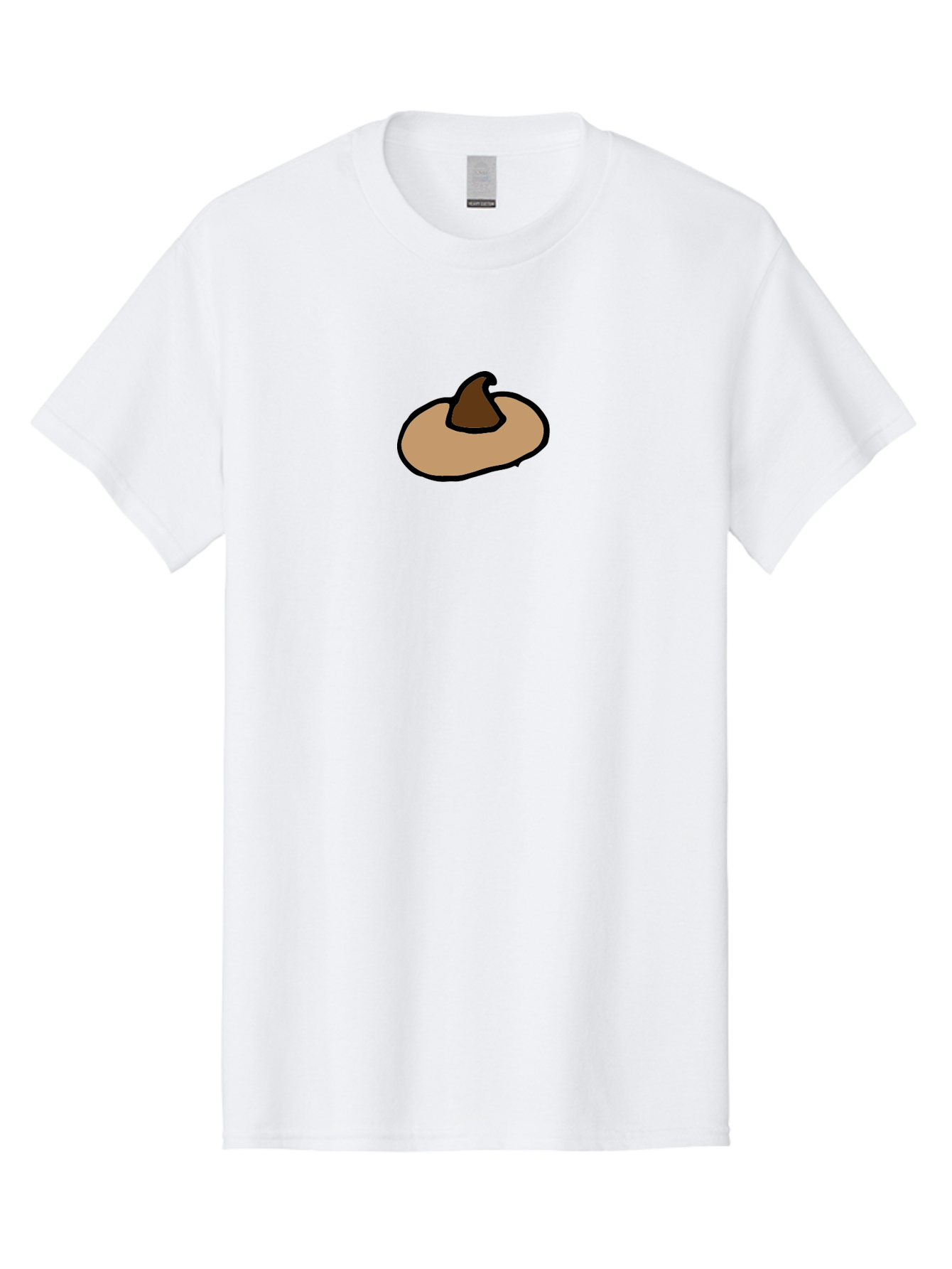 Pumpkin-Cartoon Men'S Graphic Tee, 100% Cotton, Comfortable Casual Summer Wear, Machine Washable, Witch Hat, Cartoon Style, Brown Hat, Magic Accessories, Fantasy Elements, Simple Design, Halloween Theme, Mystical Vibe Aab058 29