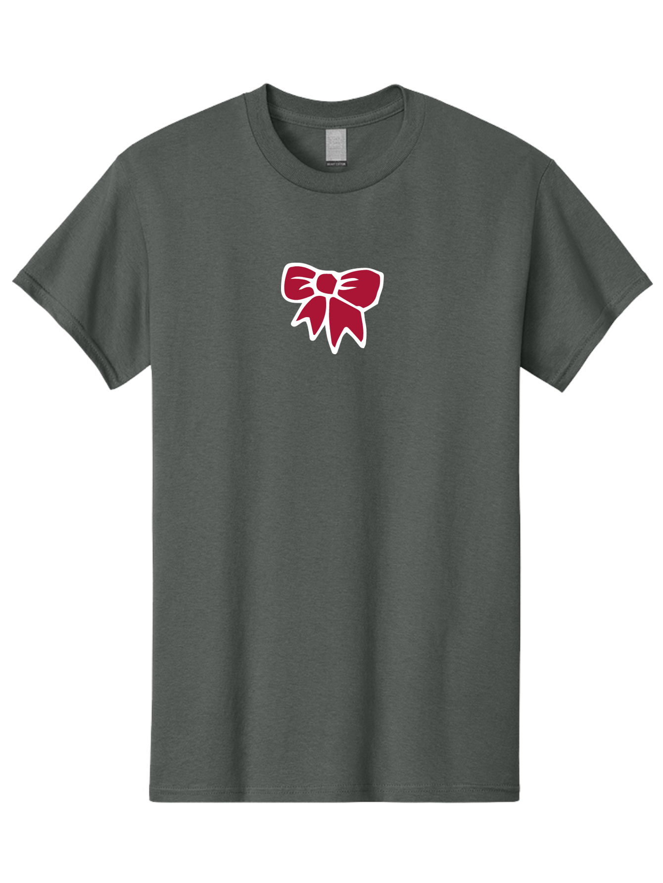 Red-Bow-1 Men'S Graphic Tee, 100% Cotton, Comfortable Casual Summer Wear, Machine Washable, Red Bow, Ribbon Decoration, Gift Wrapping, Festive Symbol, Elegant Design, Classic Motif, Decorative Element, Stylish Accessory Aab066 3