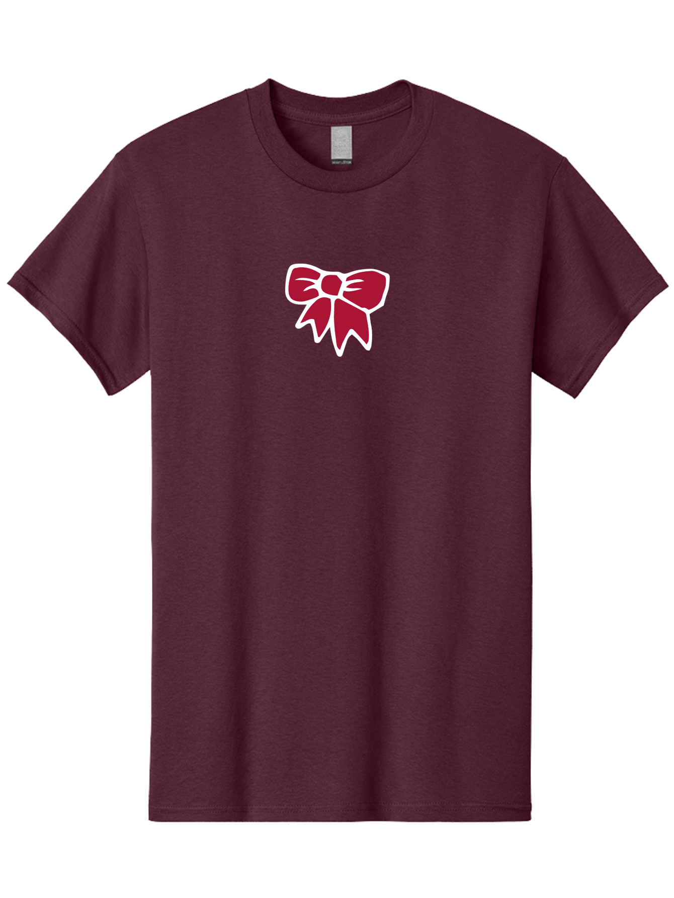 Red-Bow-1 Men'S Graphic Tee, 100% Cotton, Comfortable Casual Summer Wear, Machine Washable, Red Bow, Ribbon Decoration, Gift Wrapping, Festive Symbol, Elegant Design, Classic Motif, Decorative Element, Stylish Accessory Aab066 13