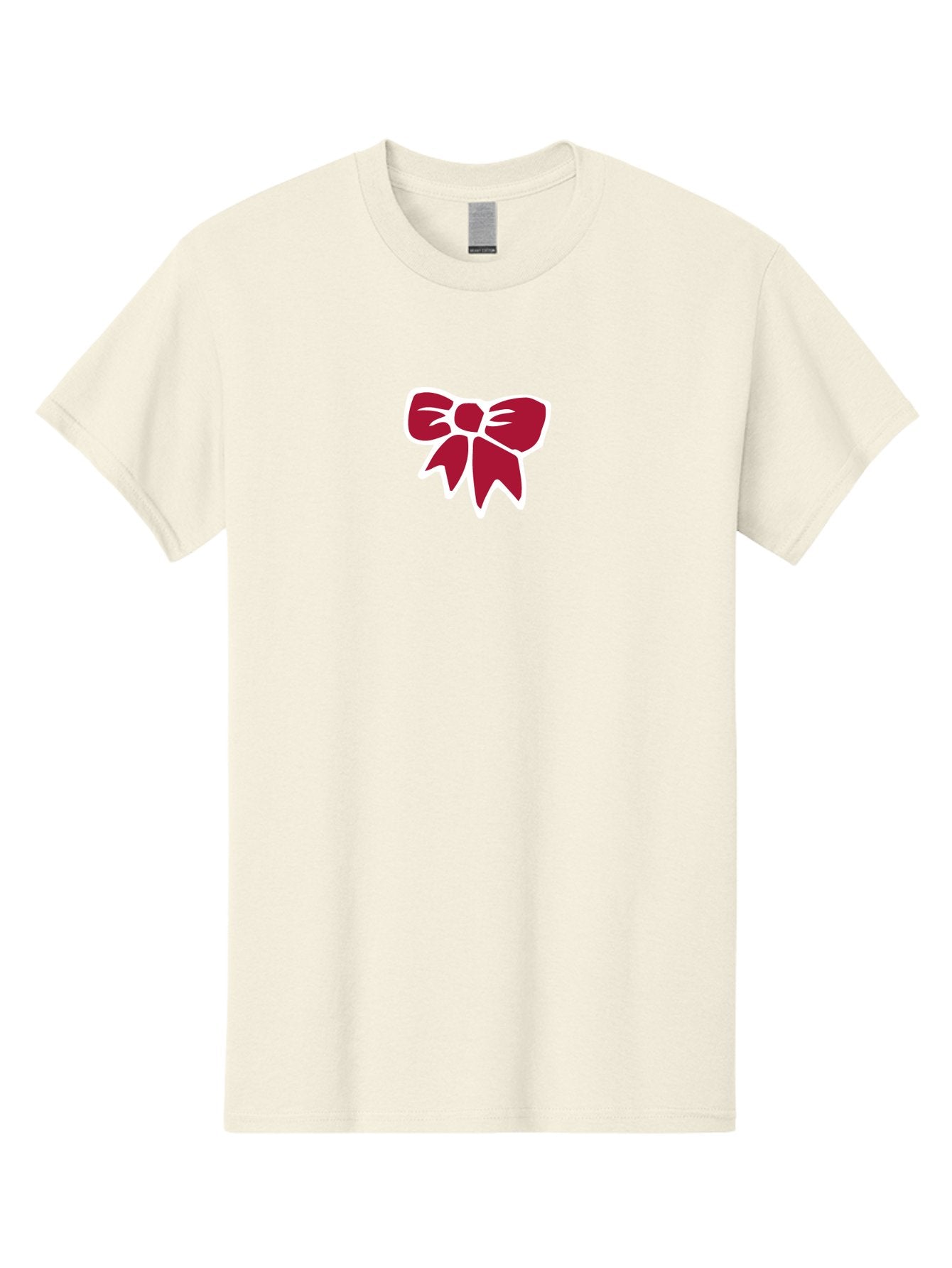 Red-Bow-1 Men'S Graphic Tee, 100% Cotton, Comfortable Casual Summer Wear, Machine Washable, Red Bow, Ribbon Decoration, Gift Wrapping, Festive Symbol, Elegant Design, Classic Motif, Decorative Element, Stylish Accessory Aab066