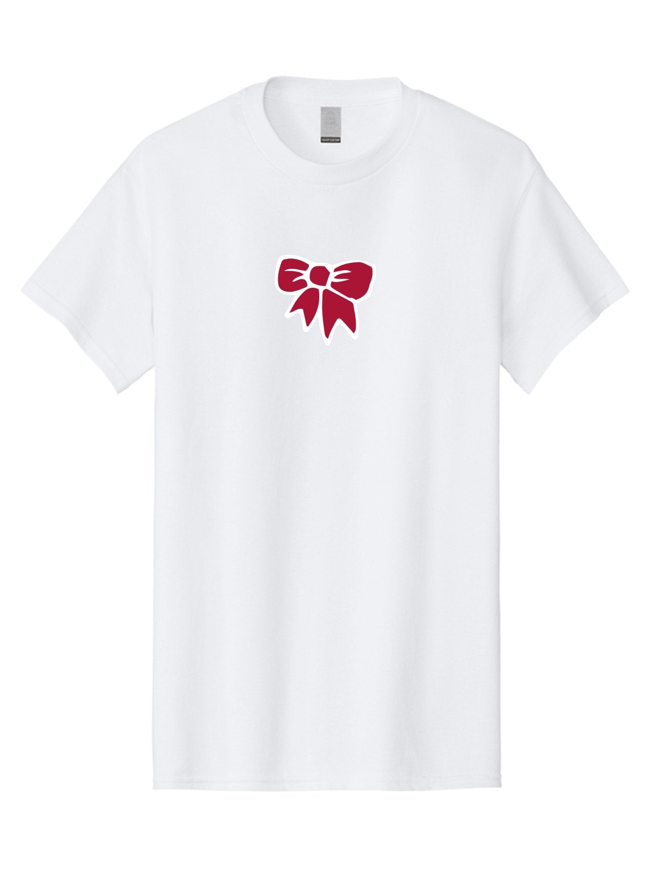 Red-Bow-1 Men'S Graphic Tee, 100% Cotton, Comfortable Casual Summer Wear, Machine Washable, Red Bow, Ribbon Decoration, Gift Wrapping, Festive Symbol, Elegant Design, Classic Motif, Decorative Element, Stylish Accessory Aab066 14
