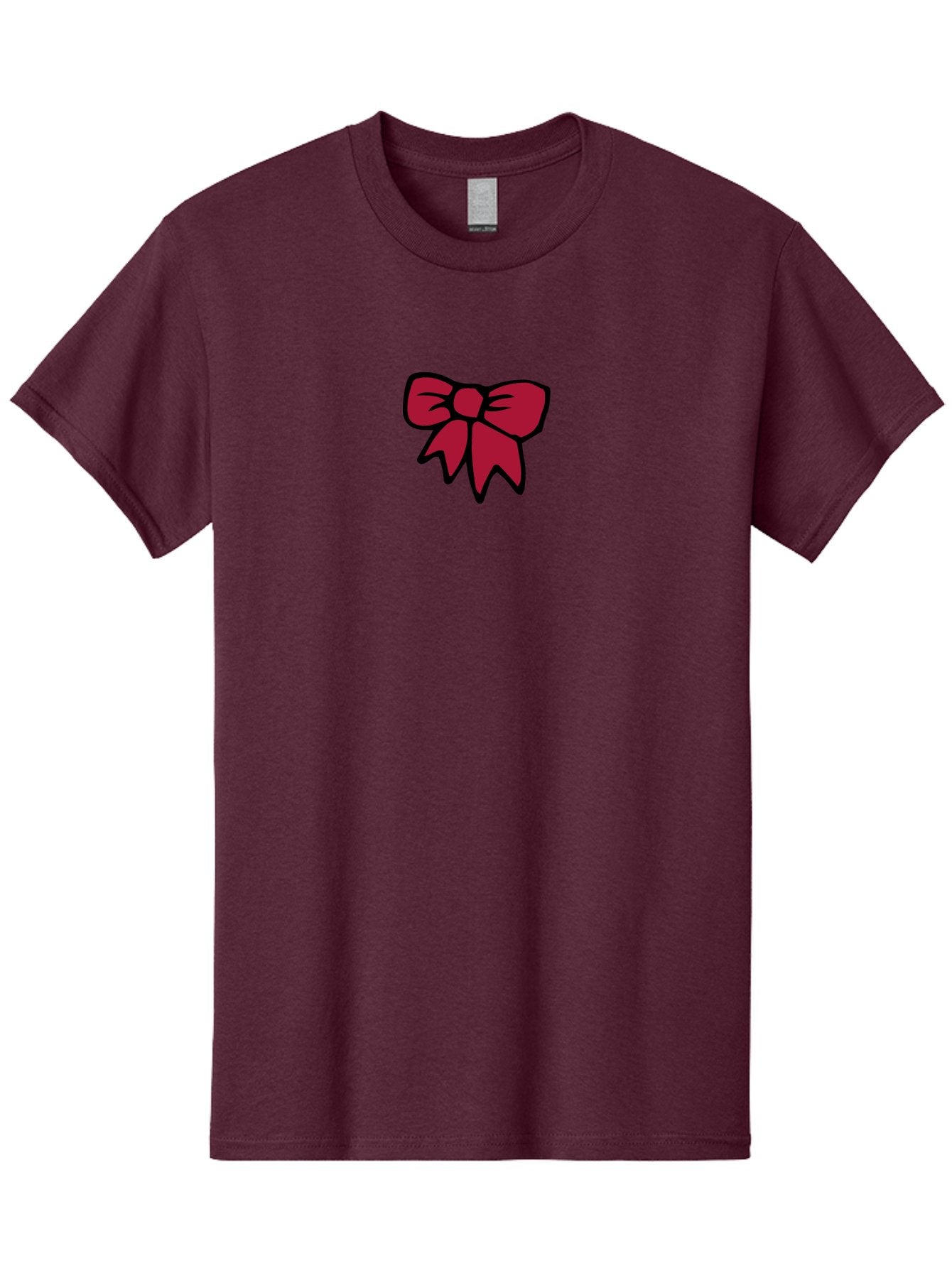 Red-Bow-2 Men'S Graphic Tee, 100% Cotton, Comfortable Casual Summer Wear, Machine Washable, Red Bow, Gift Wrapping, Ribbon Decoration, Festive Decor, Elegant Design, Stylish Accessory, Wrapping Ideas Aab067 15