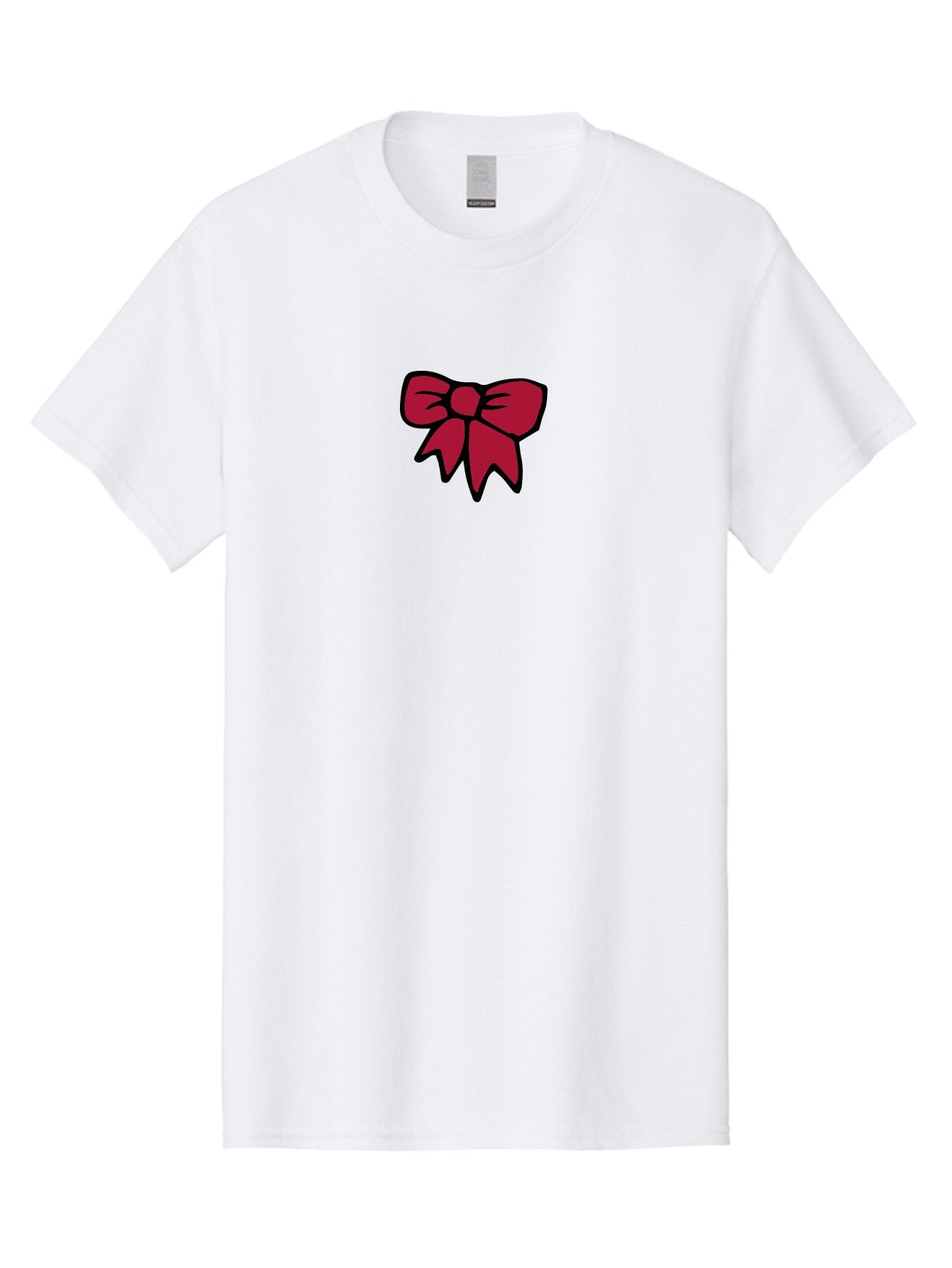 Red-Bow-2 Men'S Graphic Tee, 100% Cotton, Comfortable Casual Summer Wear, Machine Washable, Red Bow, Gift Wrapping, Ribbon Decoration, Festive Decor, Elegant Design, Stylish Accessory, Wrapping Ideas Aab067 14