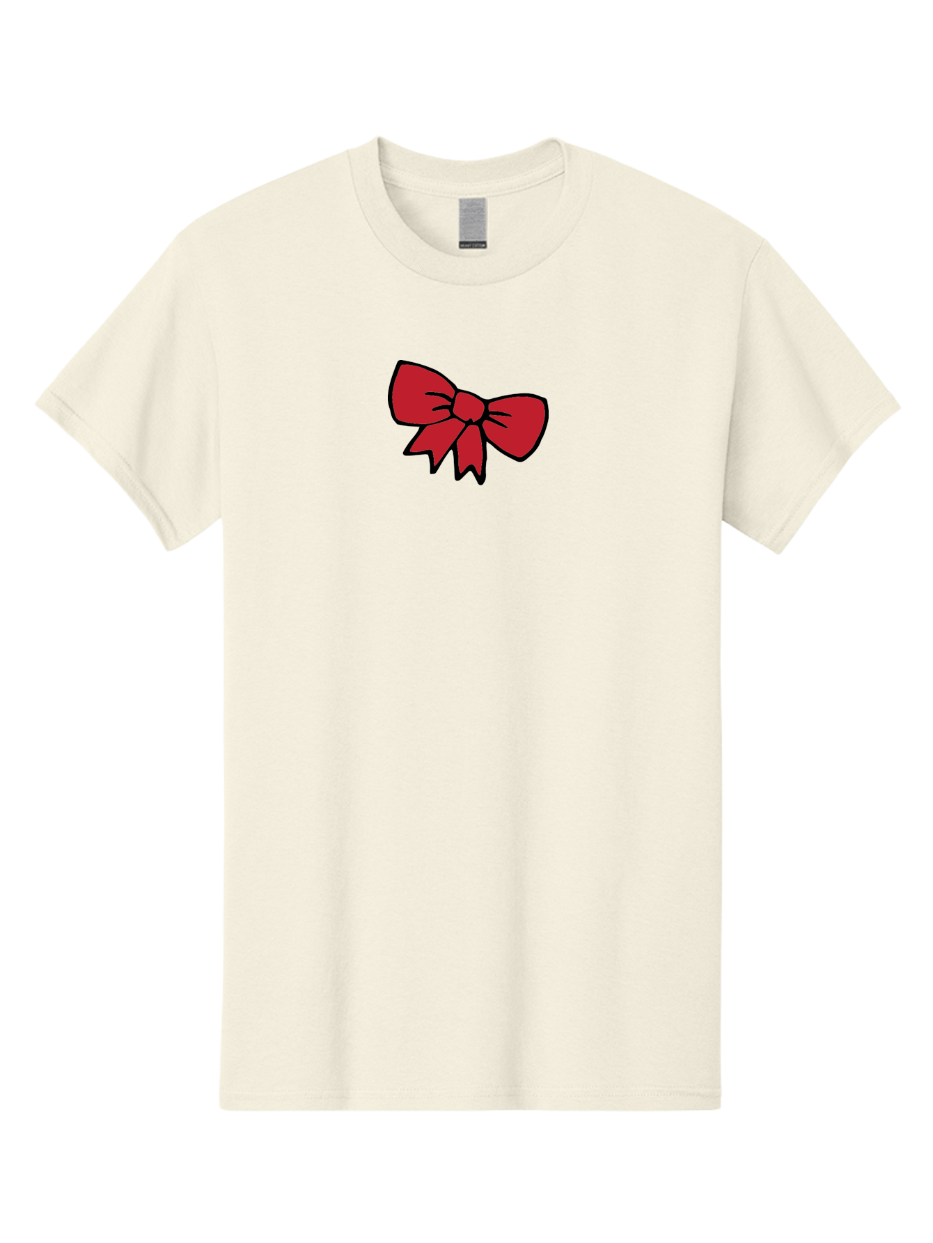 Red-Bow-3 Men'S Graphic Tee, 100% Cotton, Comfortable Casual Summer Wear, Machine Washable, Red Bow, Gift Wrapping, Festive Decor, Holiday Theme, Decorative Element, Cartoon Illustration, Simple Design Aab068 17