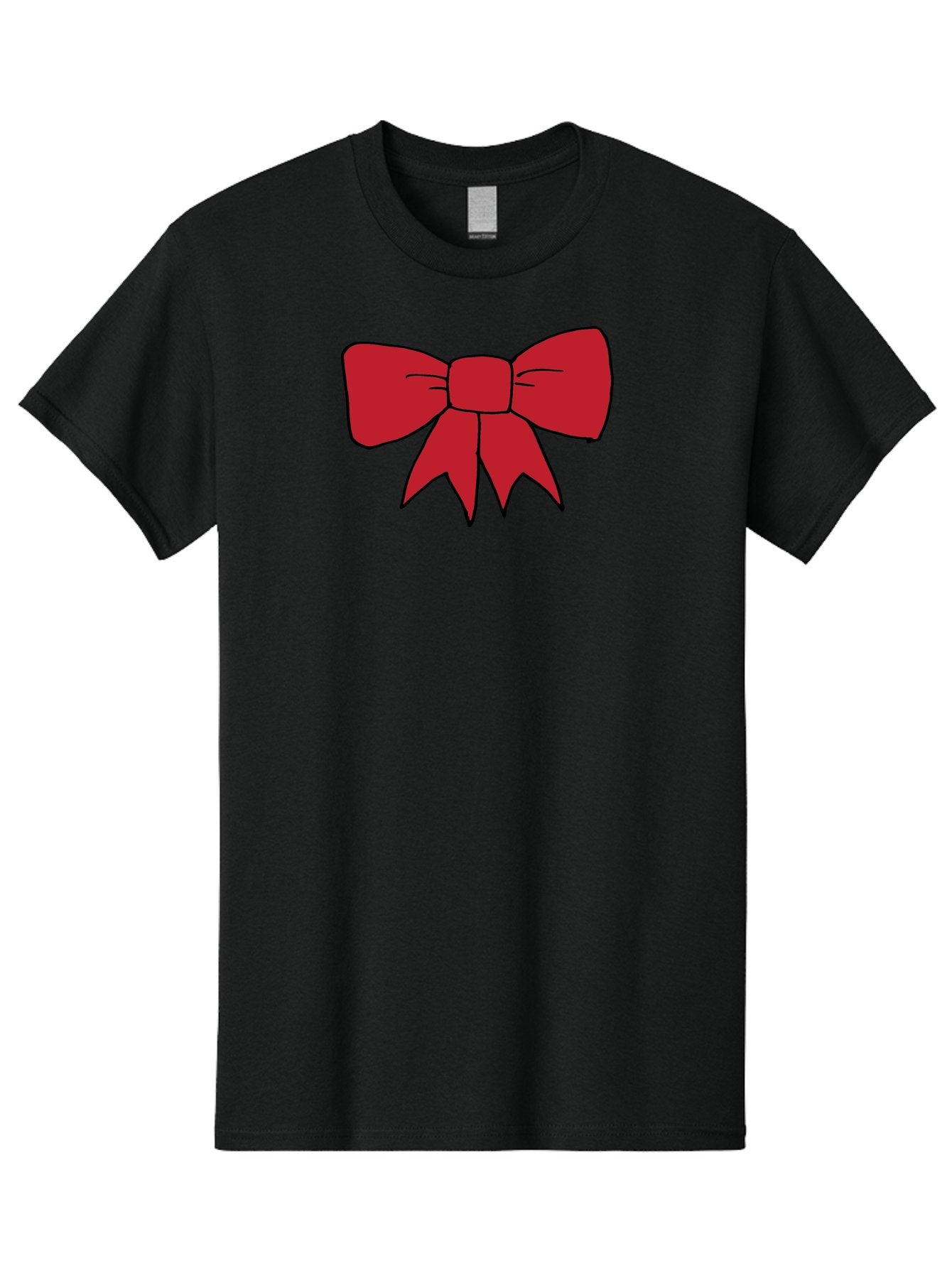 Red-Bow-4 Men'S Graphic Tee, 100% Cotton, Comfortable Casual Summer Wear, Machine Washable, Red Bow, Gift Decoration, Festive Symbol, Ribbon Accessory, Holiday Decor, Christmas Gift, Elegant Design Aab069 15