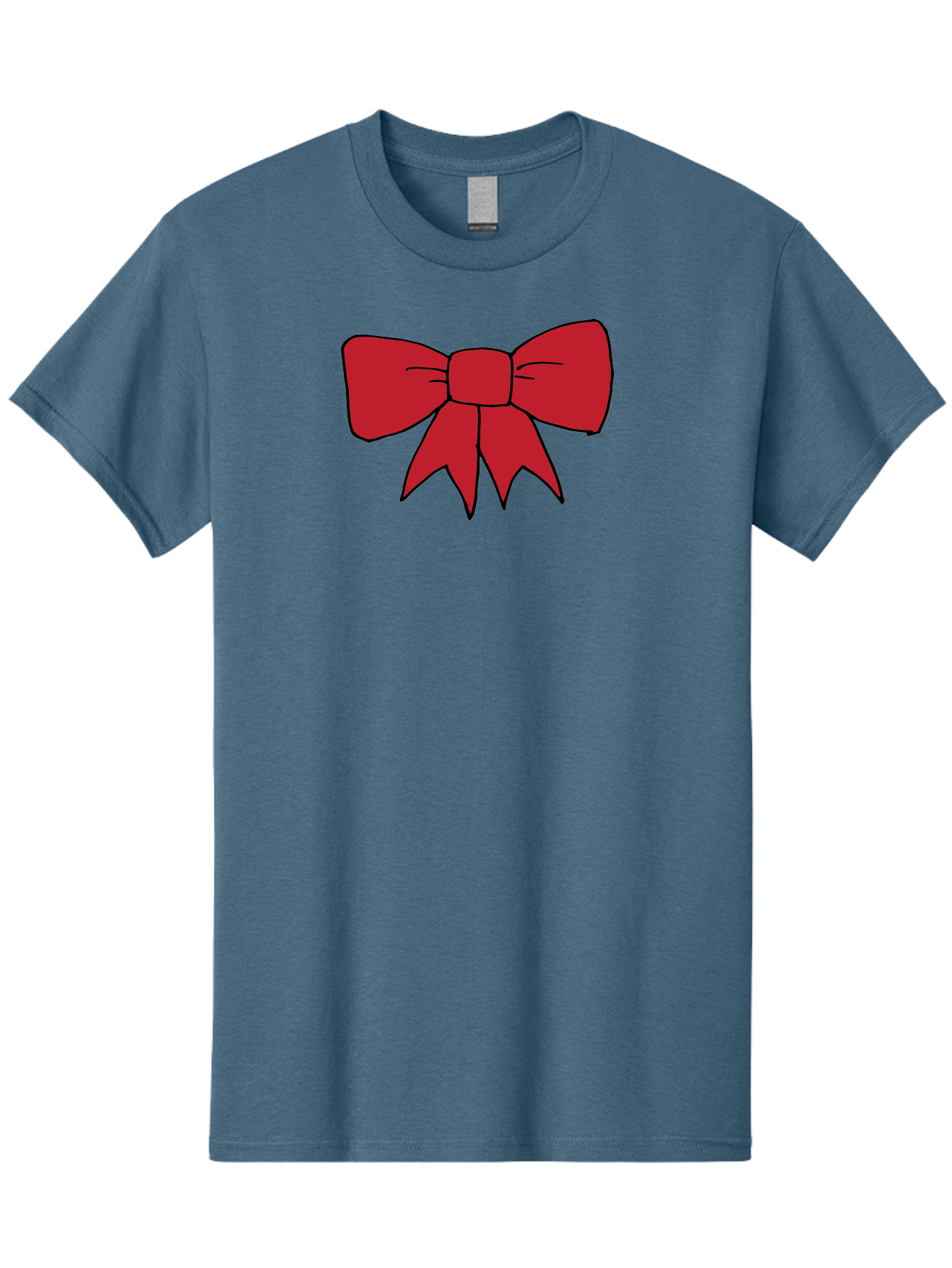 Red-Bow-4 Men'S Graphic Tee, 100% Cotton, Comfortable Casual Summer Wear, Machine Washable, Red Bow, Gift Decoration, Festive Symbol, Ribbon Accessory, Holiday Decor, Christmas Gift, Elegant Design Aab069 11
