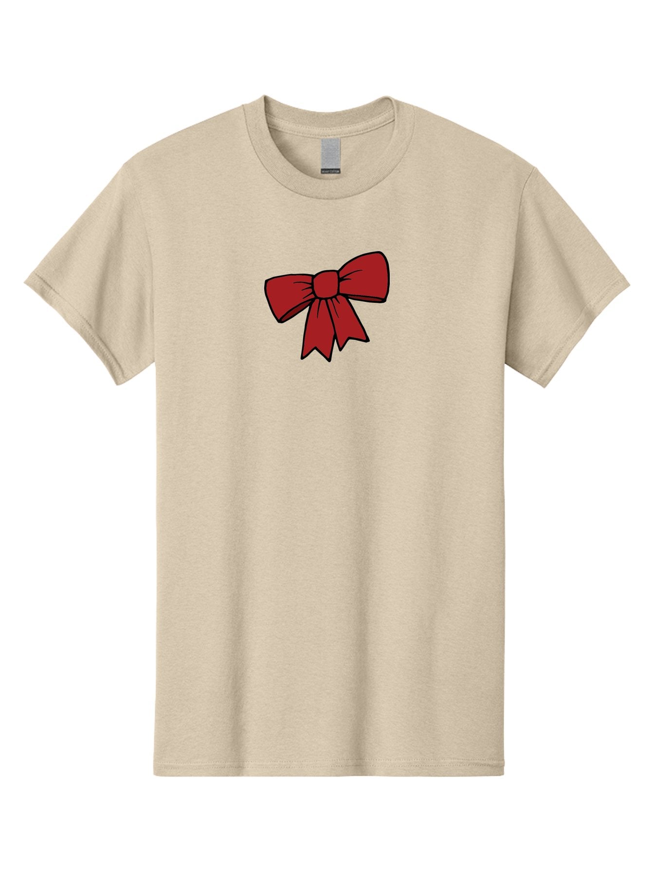 Red-Bow Men'S Graphic Tee, 100% Cotton, Comfortable Casual Summer Wear, Machine Washable, Red Bow, Gift Wrapping, Present Decoration, Festive Ribbon, Holiday Decor, Celebratory Bow, Party Favors Aab070 9