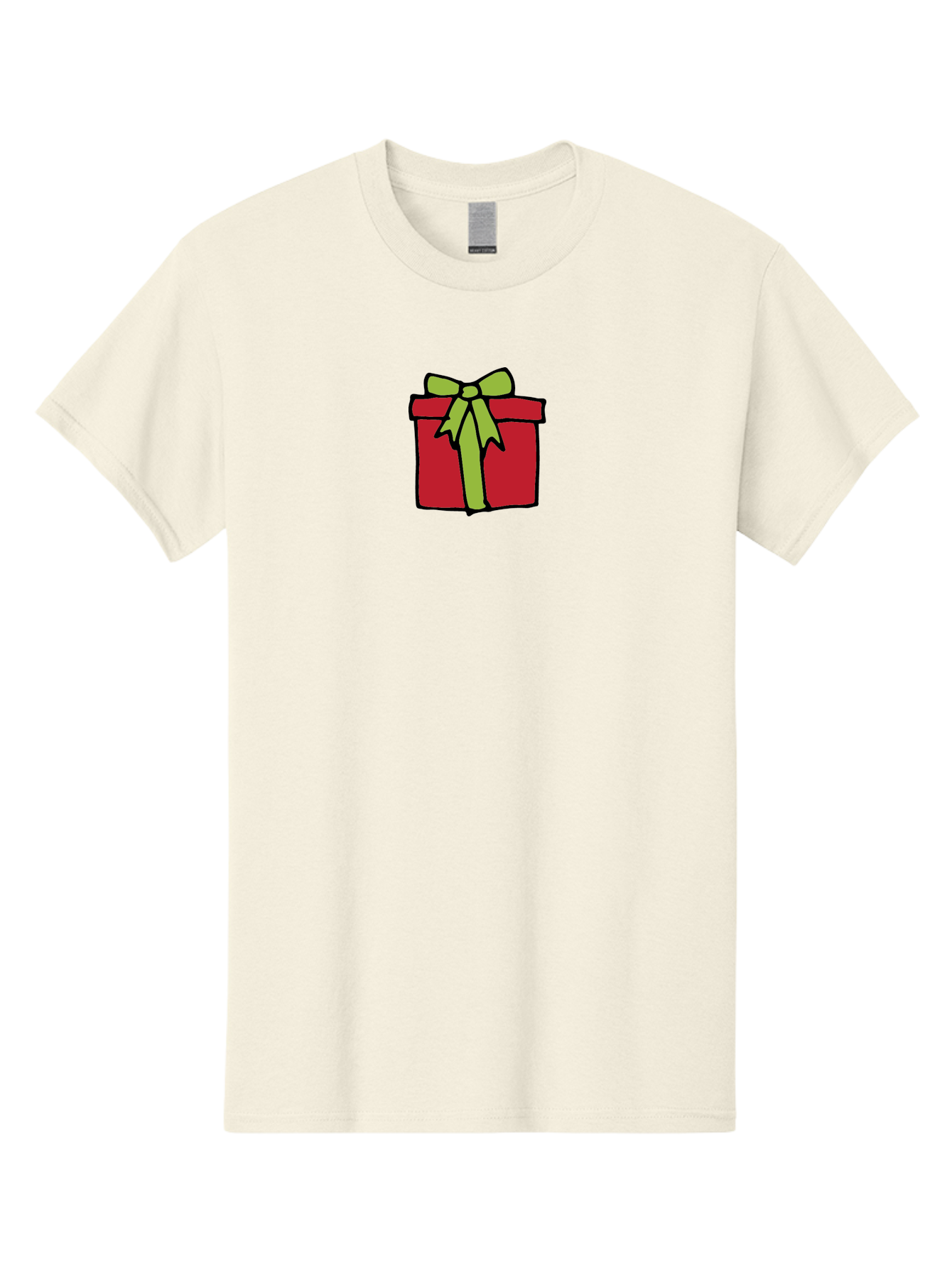 Red-Gift-Box-1 Men'S Graphic Tee, 100% Cotton, Comfortable Casual Summer Wear, Machine Washable, Red Gift Box, Green Ribbon, Present, Gift, Holiday Season, Festive, Celebration, Birthday, Wrapped Gift, Cartoon Style Aab081 17