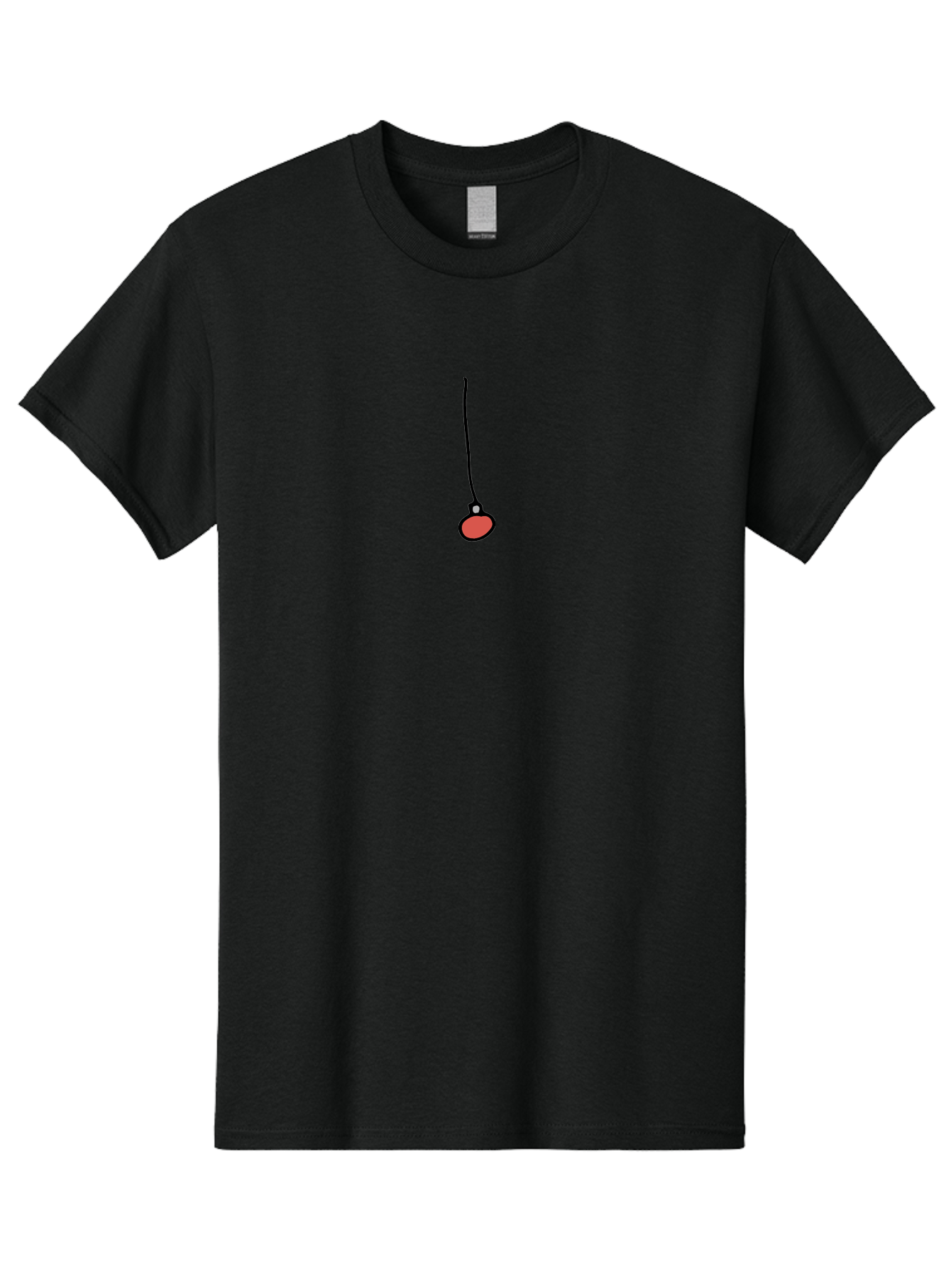 Red-Ornament Men'S Graphic Tee, 100% Cotton, Comfortable Casual Summer Wear, Machine Washable, Red Christmas Ornament, Holiday Decoration, Festive Symbol, Cartoon Style, Simple Design, Christmas Tree Decor Aab084 19