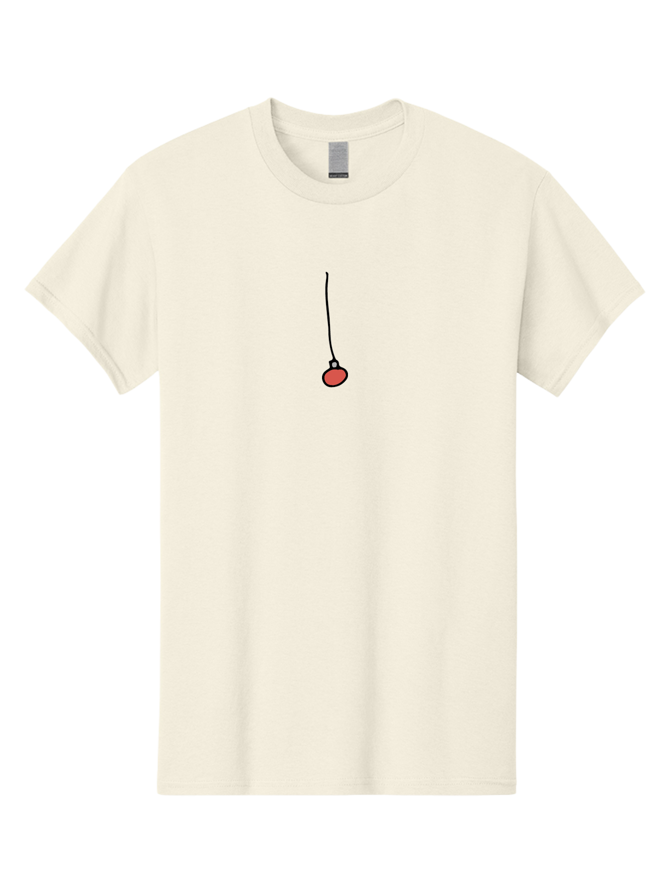 Red-Ornament Men'S Graphic Tee, 100% Cotton, Comfortable Casual Summer Wear, Machine Washable, Red Christmas Ornament, Holiday Decoration, Festive Symbol, Cartoon Style, Simple Design, Christmas Tree Decor Aab084 13