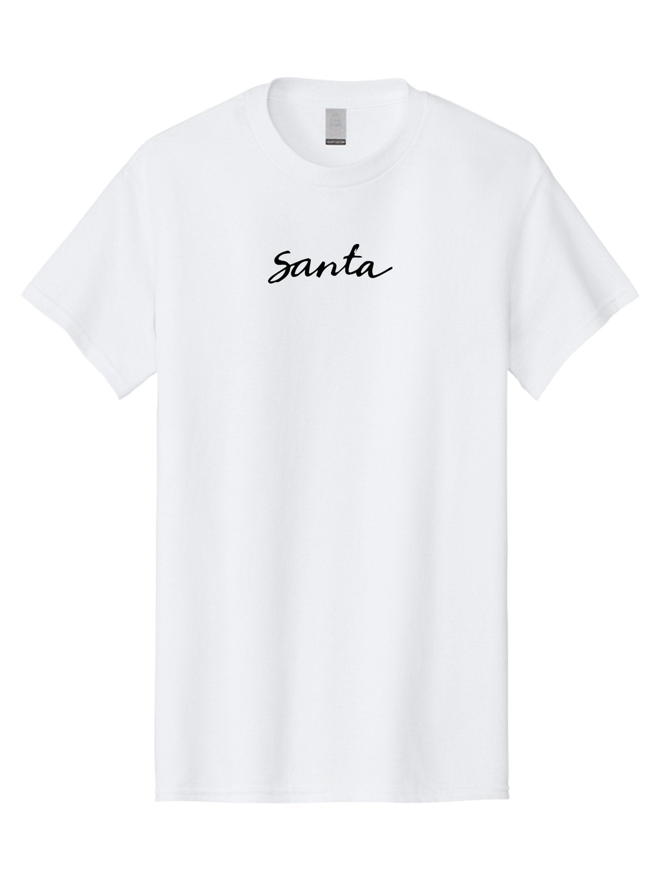 Santa-1 Men'S Graphic Tee, 100% Cotton, Comfortable Casual Summer Wear, Machine Washable, Santa, Christmas, Holiday Season, Festive, Jolly, Christmas Magic, Gift Giver, Sleigh Bells Aab090 13