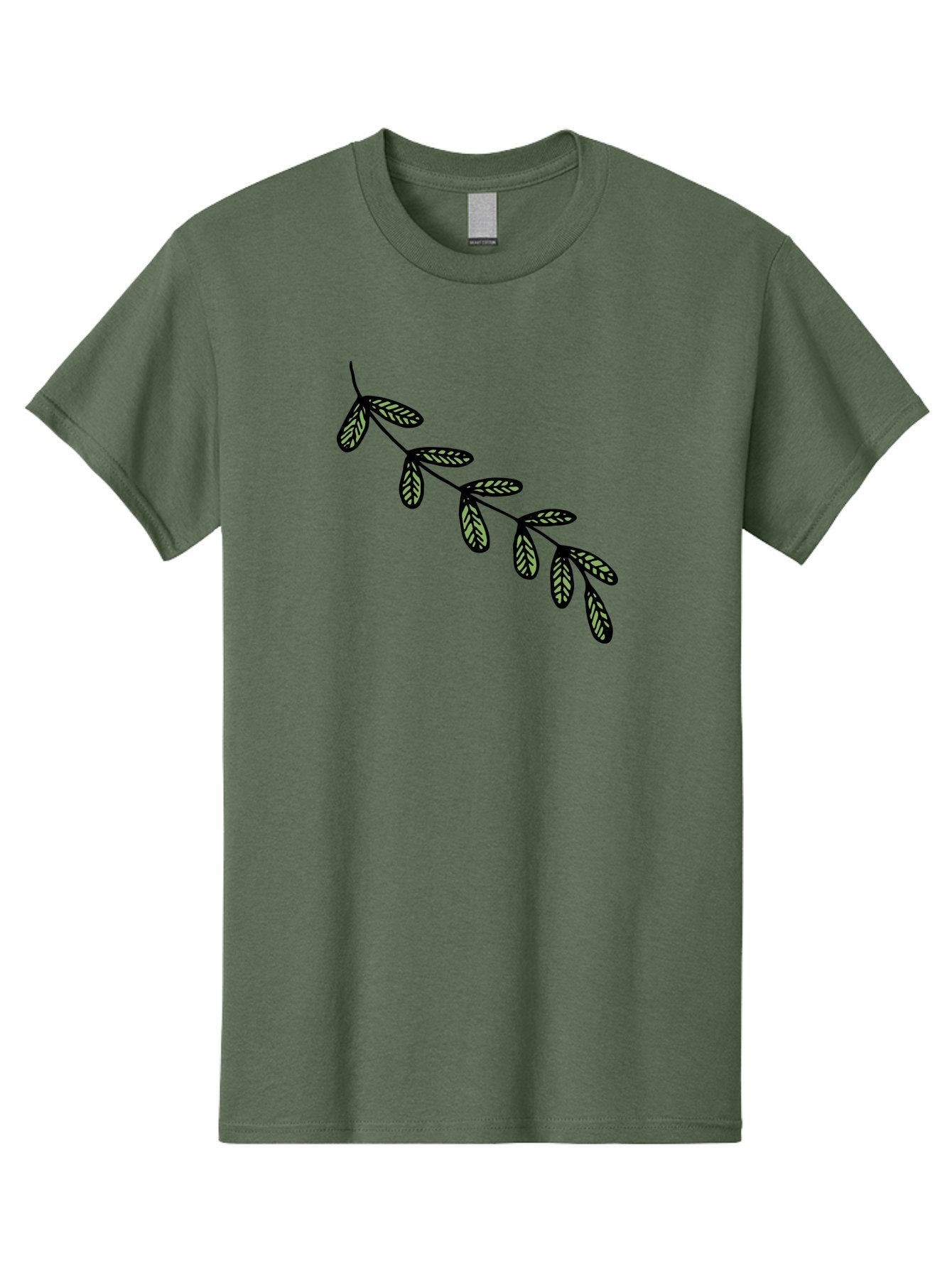 Simple-Leaves Men'S Graphic Tee, 100% Cotton, Comfortable Casual Summer Wear, Machine Washable, Simple Leaf Illustration, Minimalist Leaf Design, Black Leaves, Leaf Pattern, Botanical Art, Leaf Texture, Nature-Inspired Graphics Aab104 12