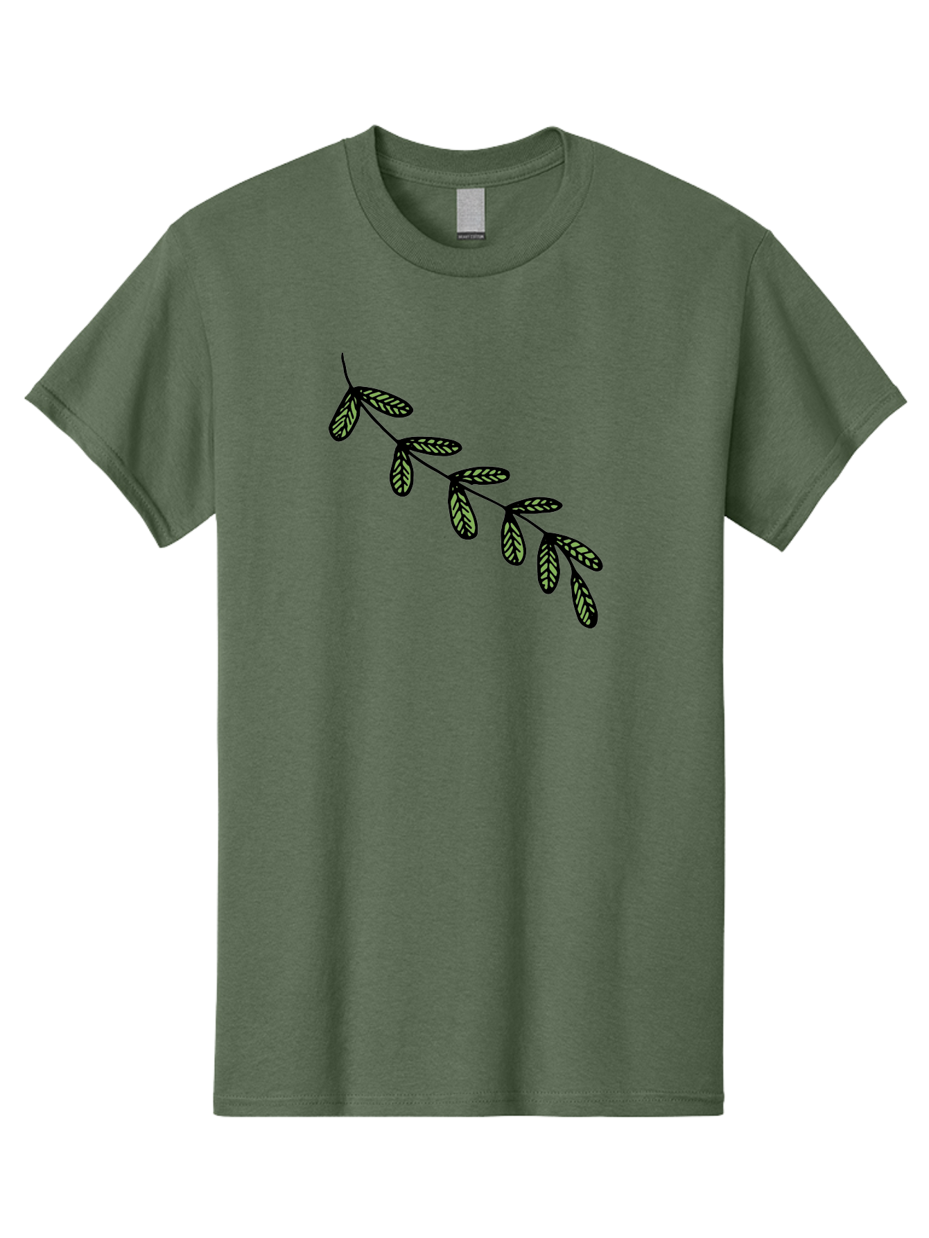 Simple-Leaves Men'S Graphic Tee, 100% Cotton, Comfortable Casual Summer Wear, Machine Washable, Simple Leaf Illustration, Minimalist Leaf Design, Black Leaves, Leaf Pattern, Botanical Art, Leaf Texture, Nature-Inspired Graphics Aab104 15