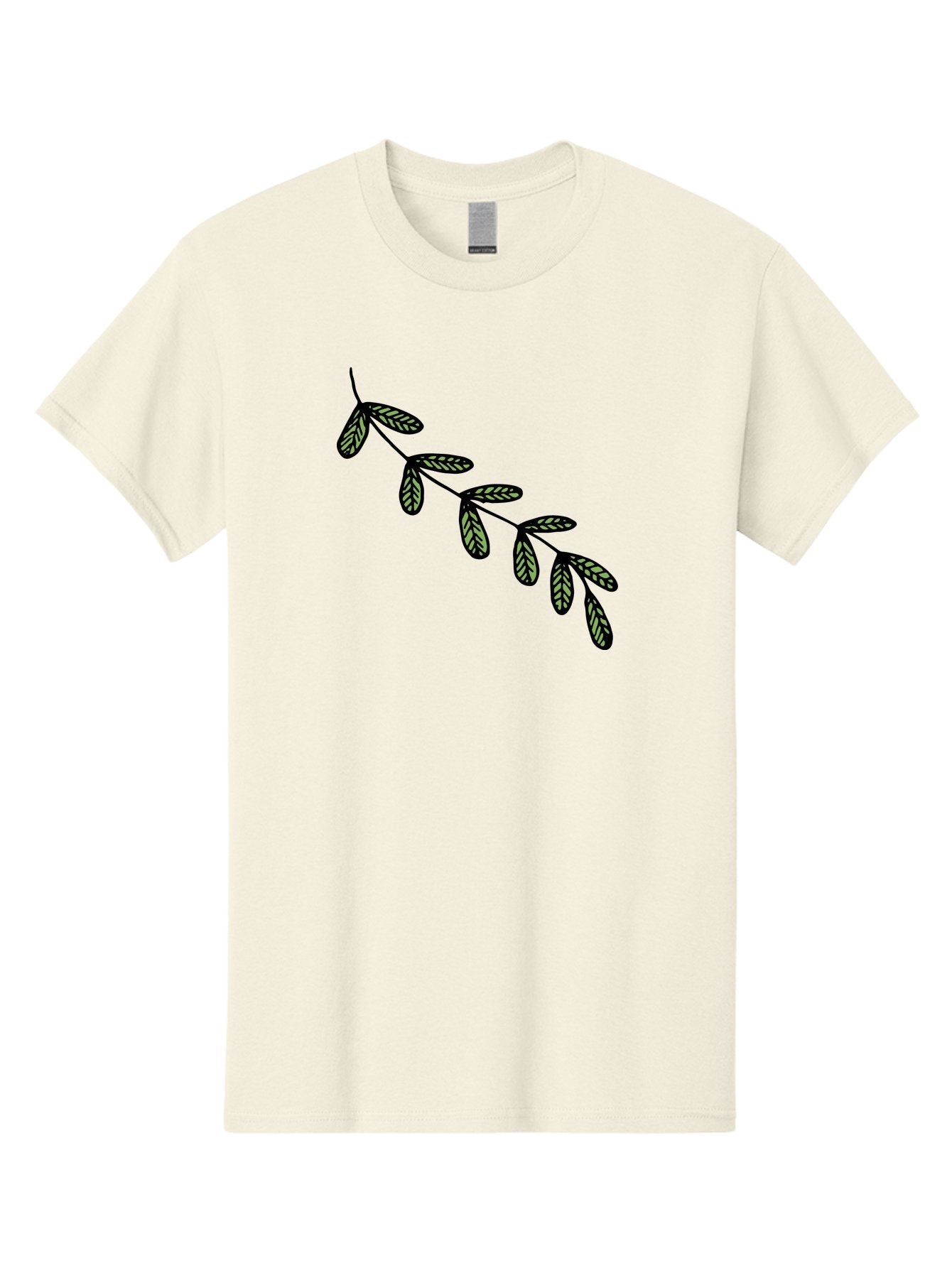 Simple-Leaves Men'S Graphic Tee, 100% Cotton, Comfortable Casual Summer Wear, Machine Washable, Simple Leaf Illustration, Minimalist Leaf Design, Black Leaves, Leaf Pattern, Botanical Art, Leaf Texture, Nature-Inspired Graphics Aab104 4
