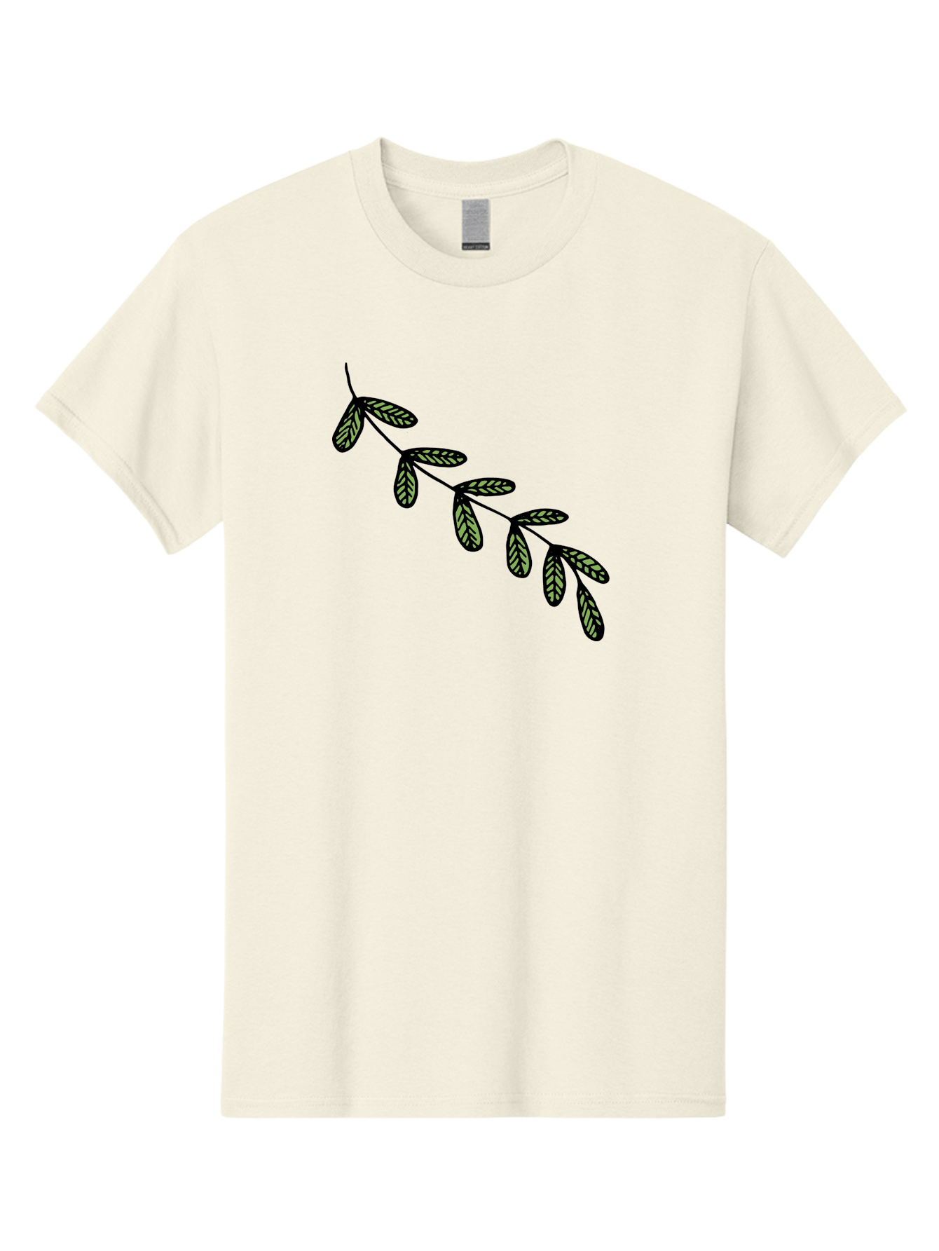 Simple-Leaves Men'S Graphic Tee, 100% Cotton, Comfortable Casual Summer Wear, Machine Washable, Simple Leaf Illustration, Minimalist Leaf Design, Black Leaves, Leaf Pattern, Botanical Art, Leaf Texture, Nature-Inspired Graphics Aab104 17