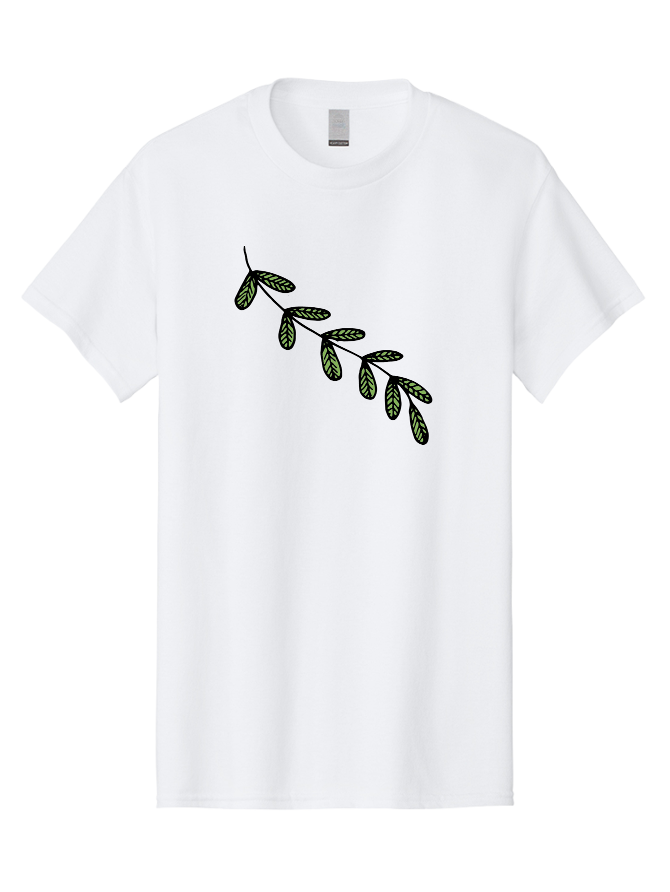Simple-Leaves Men'S Graphic Tee, 100% Cotton, Comfortable Casual Summer Wear, Machine Washable, Simple Leaf Illustration, Minimalist Leaf Design, Black Leaves, Leaf Pattern, Botanical Art, Leaf Texture, Nature-Inspired Graphics Aab104 29