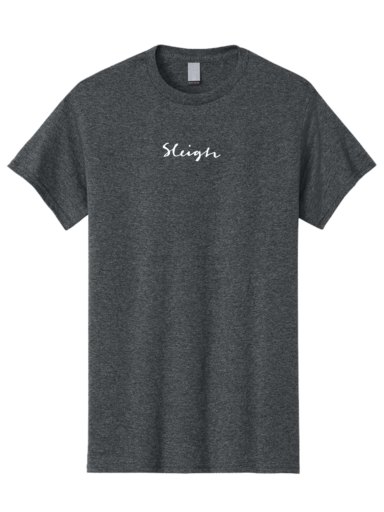 Sleigh-1 Men'S Graphic Tee, 100% Cotton, Comfortable Casual Summer Wear, Machine Washable, Sleigh, Festive, Holiday, Winter Season, Cursive Text, White Font, Christmas Theme, Seasonal Decoration Aab105 3
