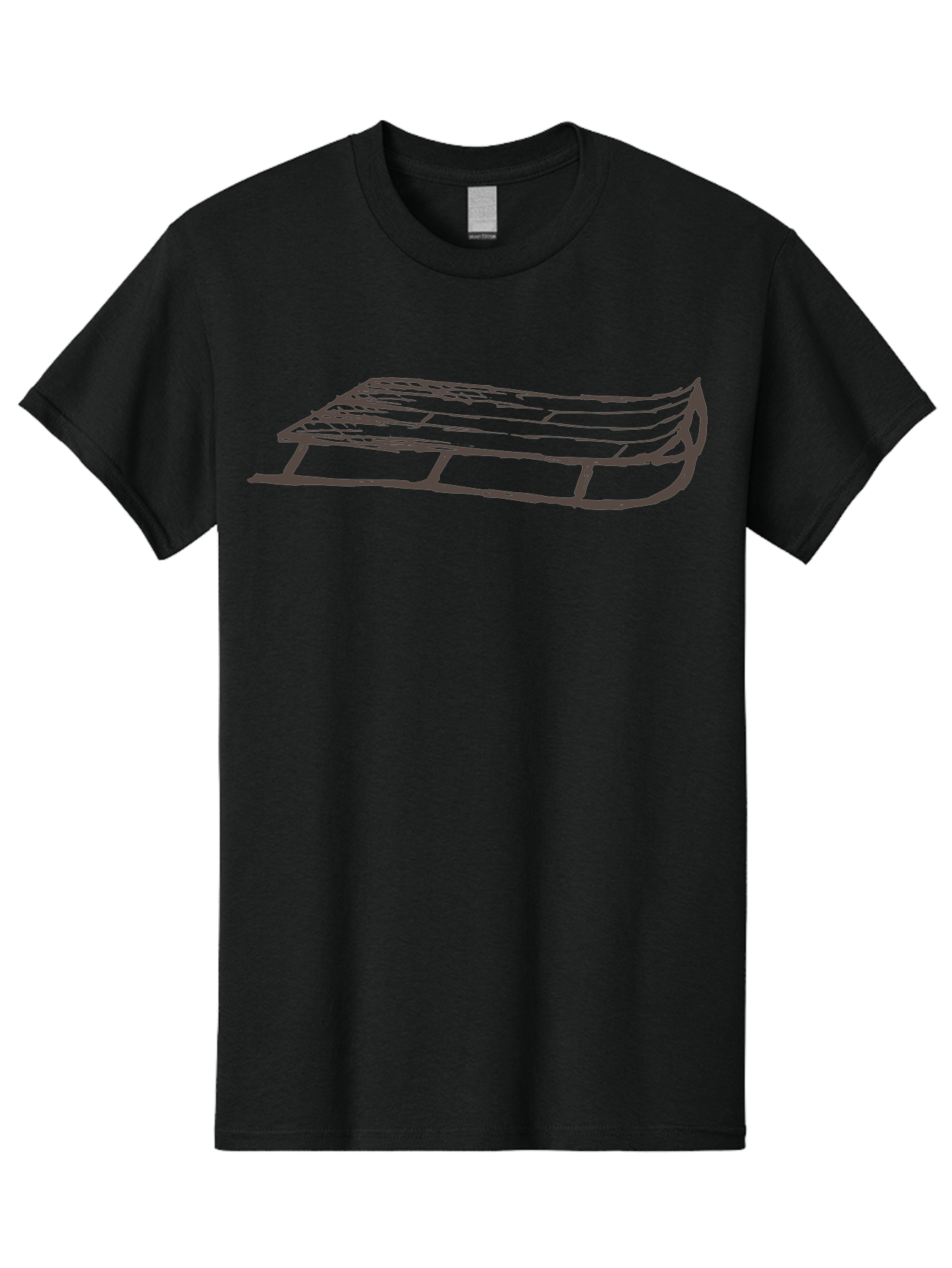 Sleigh Men'S Graphic Tee, 100% Cotton, Comfortable Casual Summer Wear, Machine Washable, Winter Sled, Festive Season, Snow Ride, Joyful Activity, Wooden Frame, Curved Runners, Holiday Fun, Winter Sport, Snowy Landscape, Cold Weather, Aab109 7