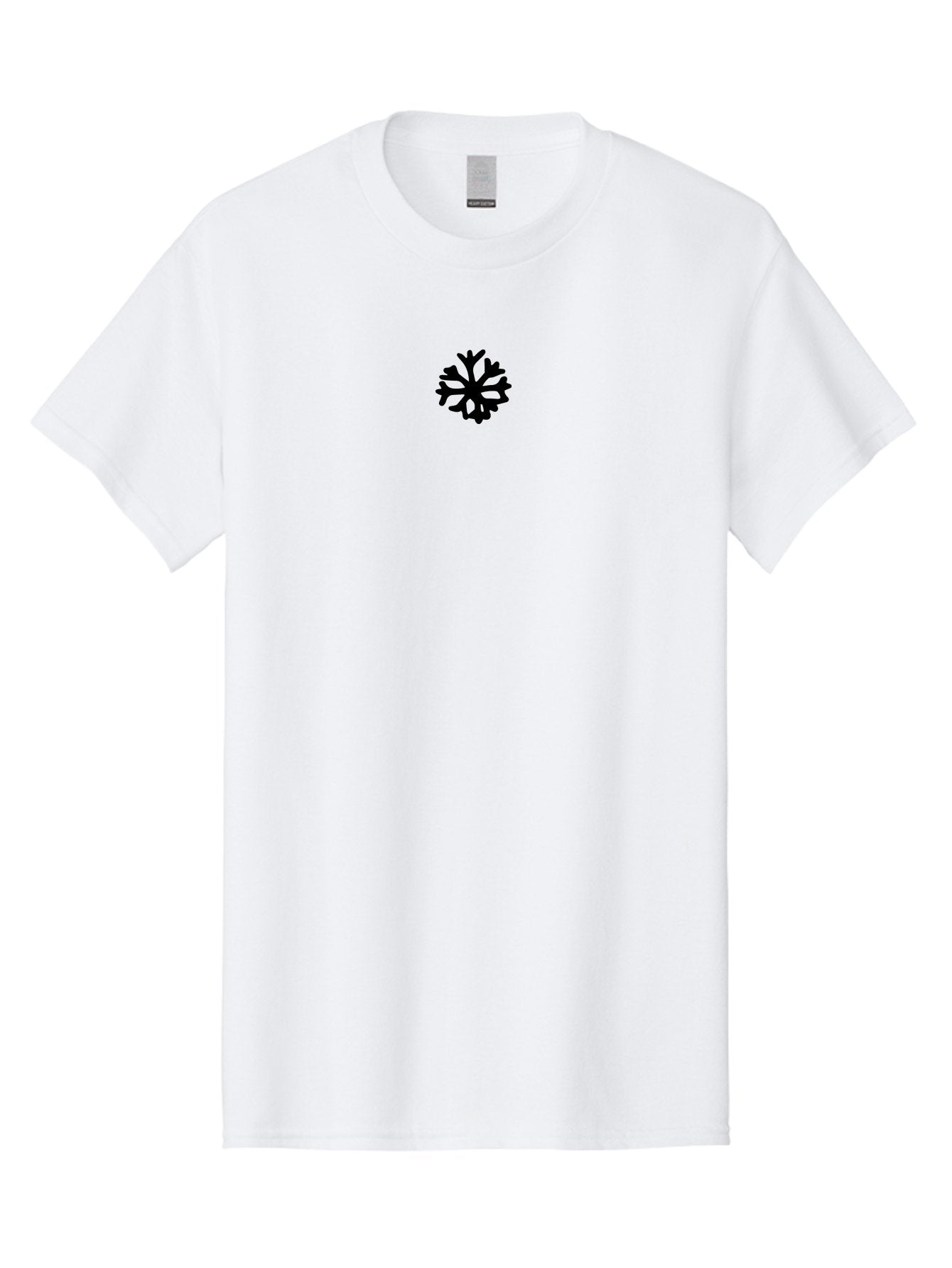 Snowflake-10 Men'S Graphic Tee, 100% Cotton, Comfortable Casual Summer Wear, Machine Washable, Snowflake Silhouette, Winter Symbol, Frosty Design, Intricate Patterns, Delicate Shape, Icy Motif, Seasonal Icon, Frosty Elements Aab112 4