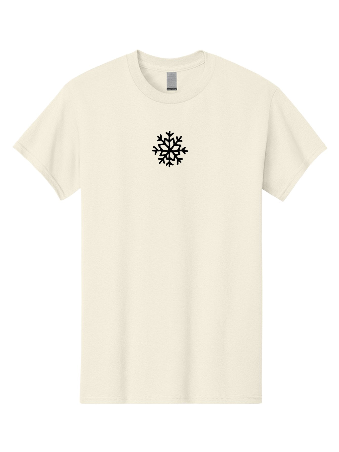 Snowflake-3 Men'S Graphic Tee, 100% Cotton, Comfortable Casual Summer Wear, Machine Washable, Black Snowflake, Symmetrical Shape, Winter Symbol, Frosty Design, Delicate Pattern, Snowfall Icon, Winter Wonderland Aab114 11