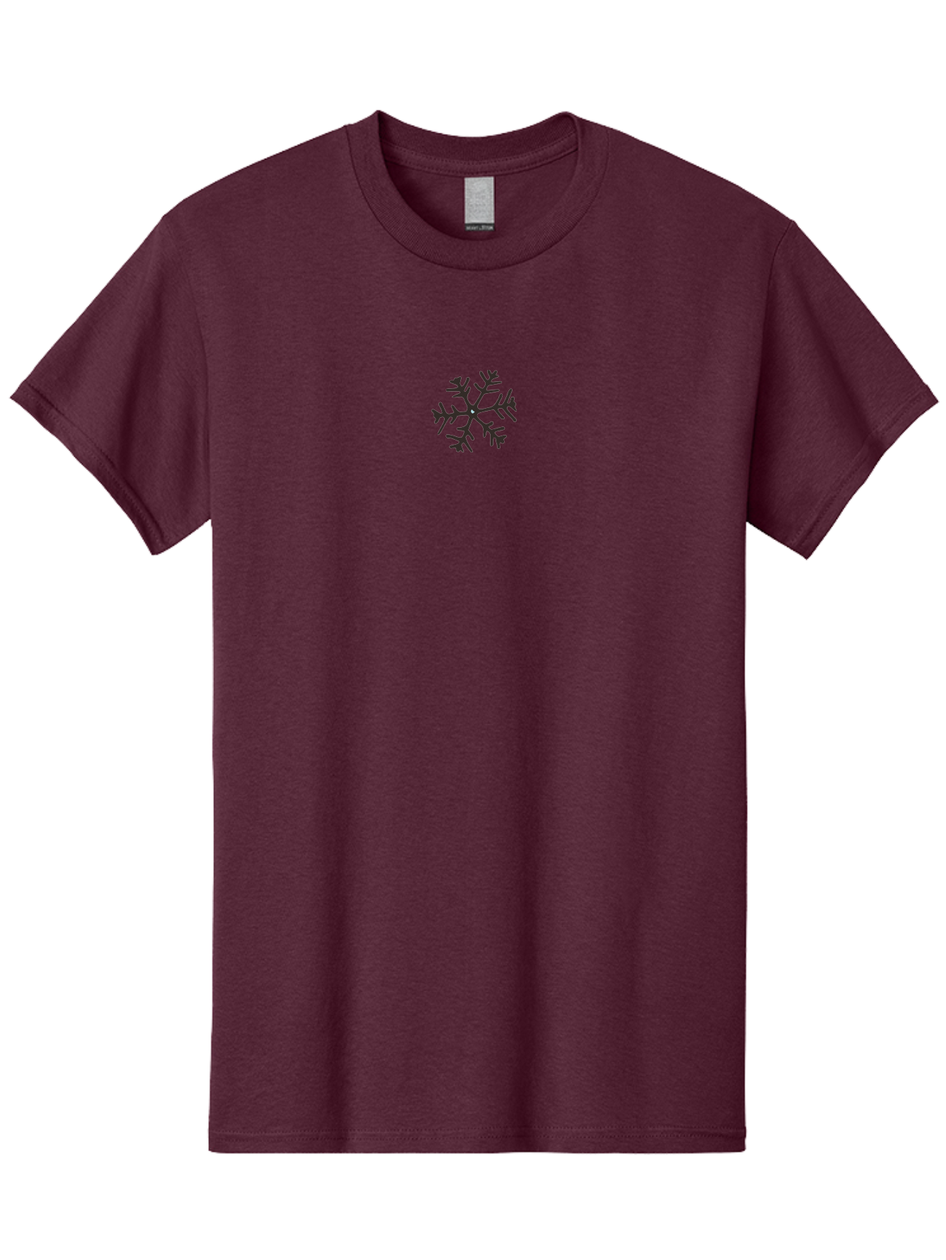Snowflake-7 Men'S Graphic Tee, 100% Cotton, Comfortable Casual Summer Wear, Machine Washable, Snowflake, Frosty Design, Winter Symbol, Intricate Pattern, Delicate Shape, Icy Motif, Symmetrical Figure, Frozen Element Aab118 21