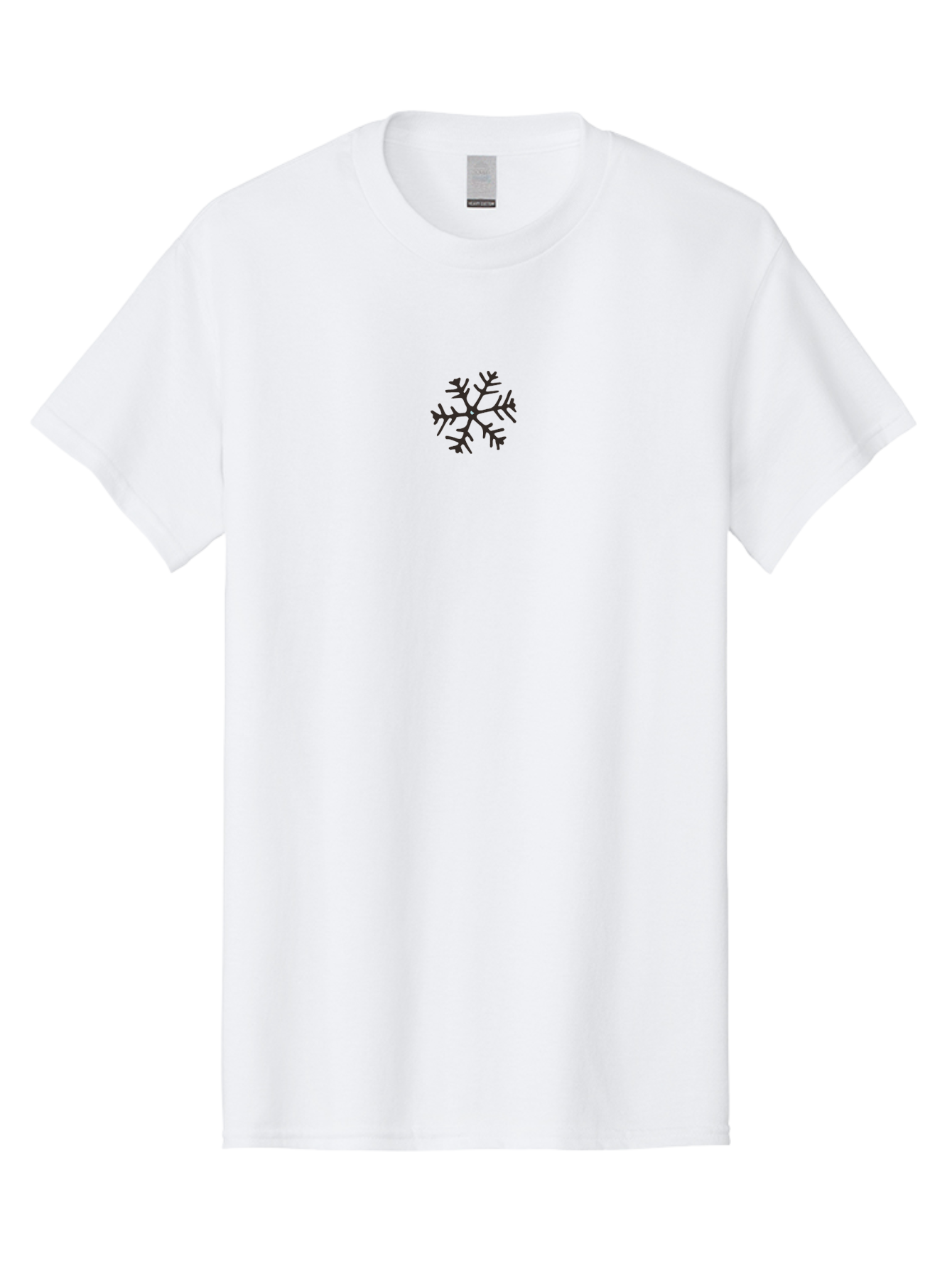 Snowflake-7 Men'S Graphic Tee, 100% Cotton, Comfortable Casual Summer Wear, Machine Washable, Snowflake, Frosty Design, Winter Symbol, Intricate Pattern, Delicate Shape, Icy Motif, Symmetrical Figure, Frozen Element Aab118 27