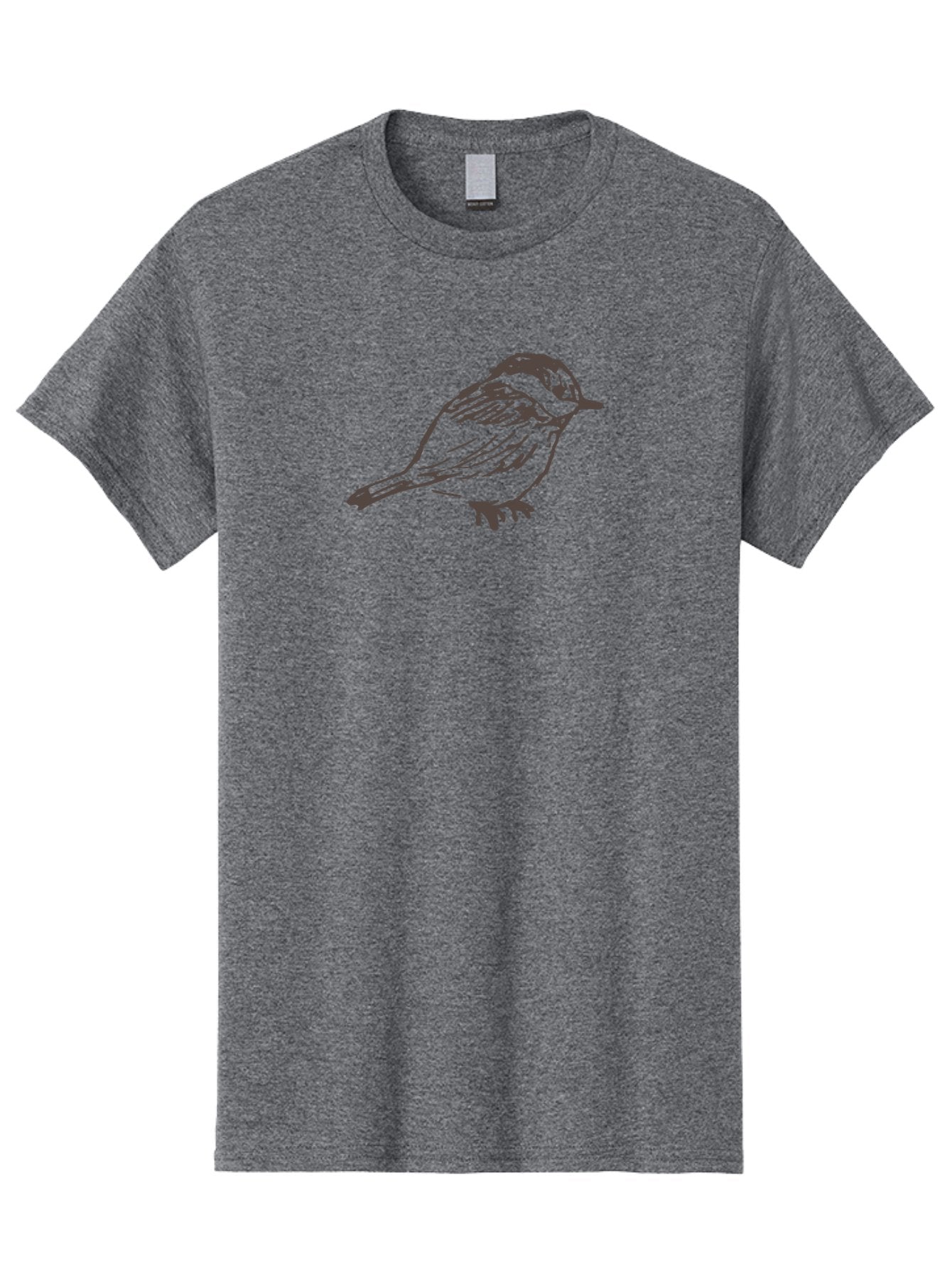 Sparrow Men'S Graphic Tee, 100% Cotton, Comfortable Casual Summer Wear, Machine Washable, Simple Bird, Illustration Art, Minimalist Design, Animal Graphics, Wildlife Illustration, Bird Species Aab130 6